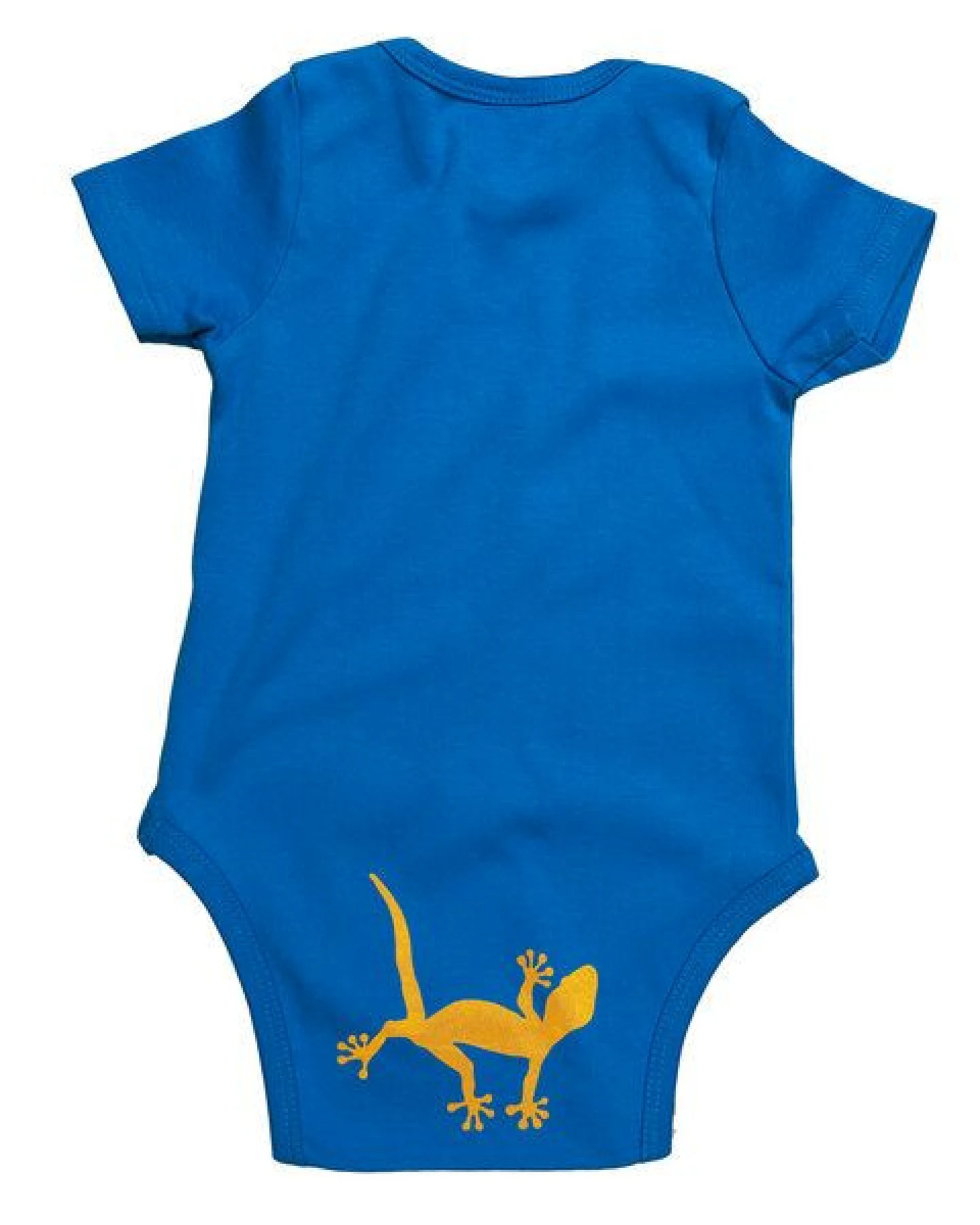 HANDGEDRUCKT "2 Geckos" Baby Body – Ansicht 2
