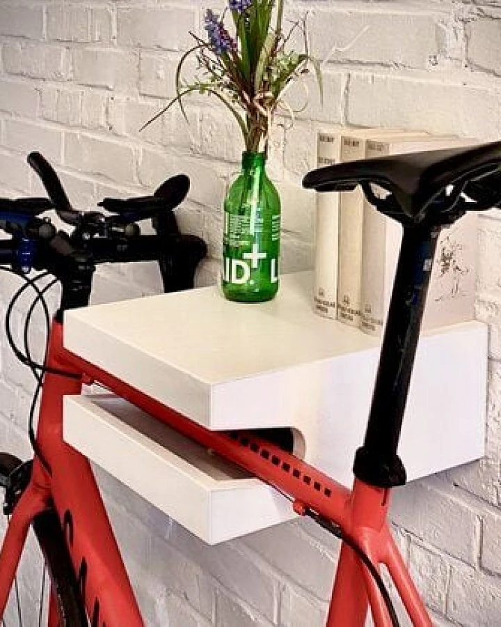 Bicycledudes Fahrrad Wandhalterung "FRIEDRICH" aus nachhaltigem Holz
