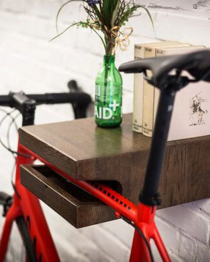 Bicycledudes Fahrrad Wandhalterung "FRANZ JOSEF" aus nachhaltigem Holz