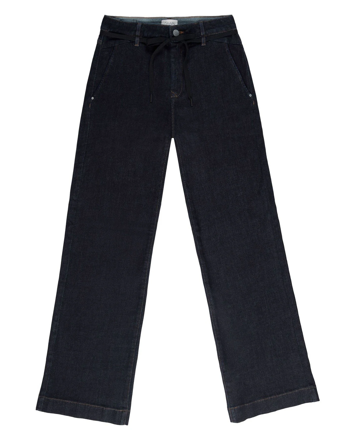 Jeans Dew Flared French Pocket Raw Blue – Ansicht 6