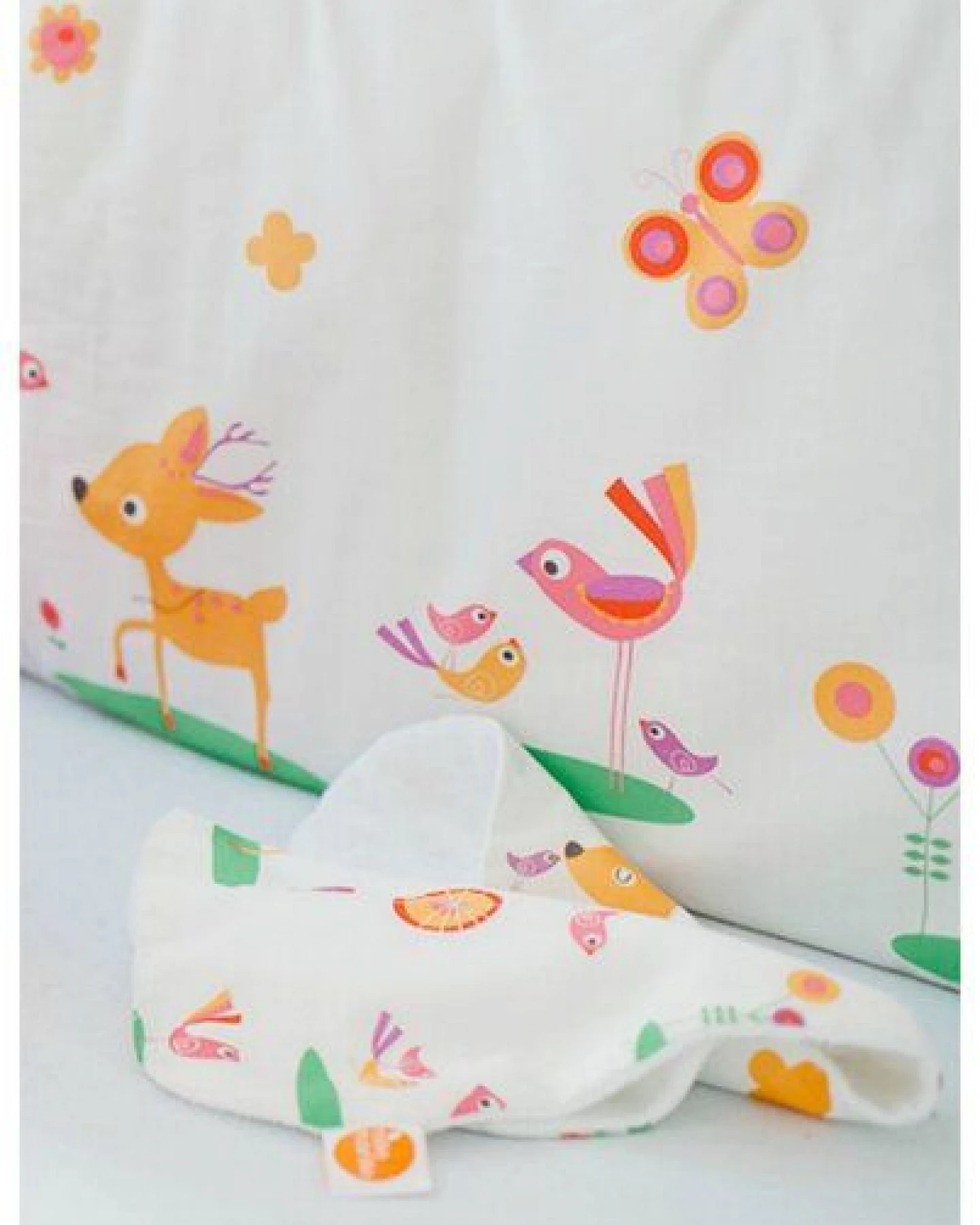 Millemarille Extra stabiles & sicheres kleines Bettnest für skandinavische Babybetten ( IKEA) I 60x60x60cm – Ansicht 4