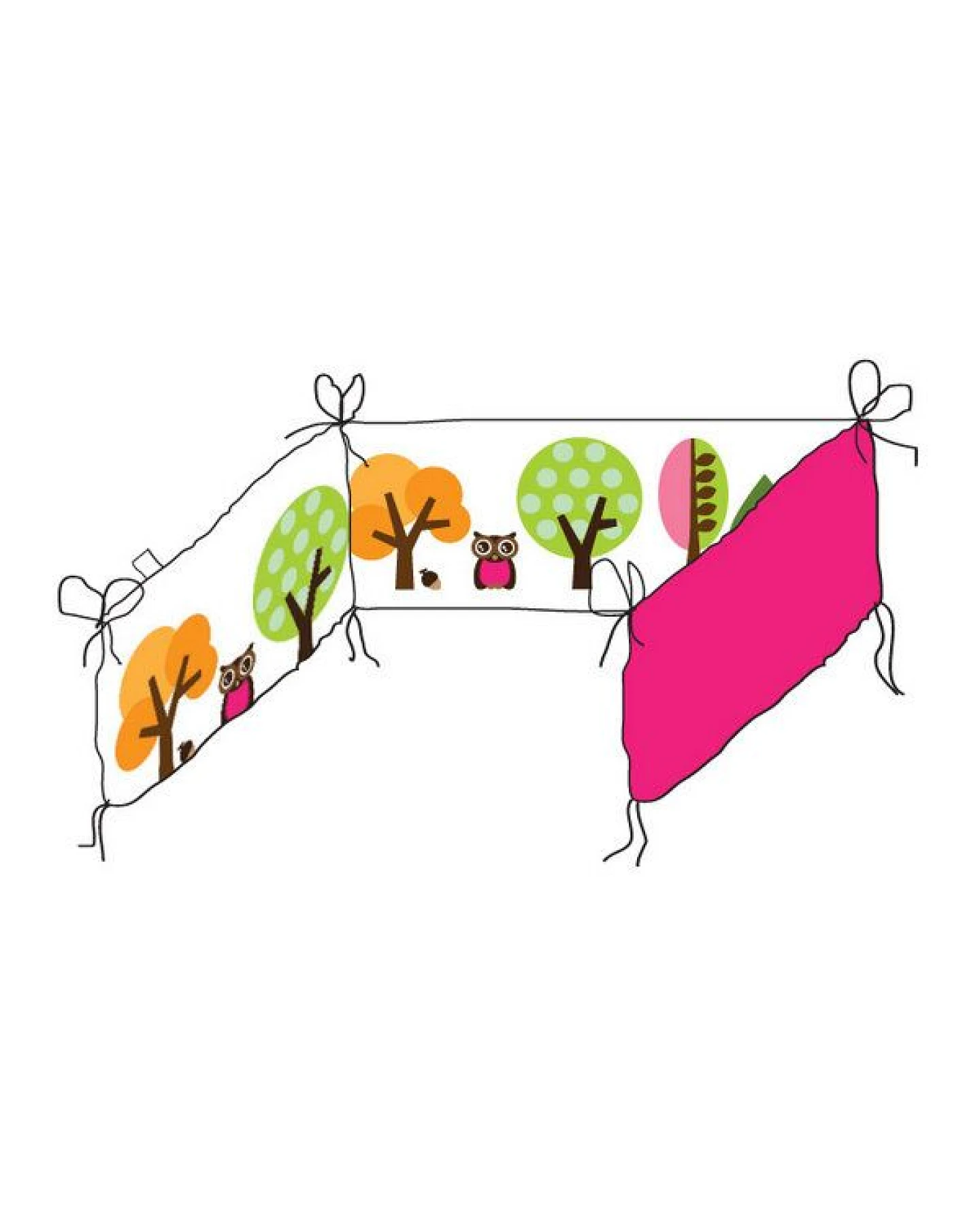 Millemarille Extra stabiles & sicheres kleines Bettnest für skandinavische Babybetten ( IKEA) I 60x60x60cm – Ansicht 3