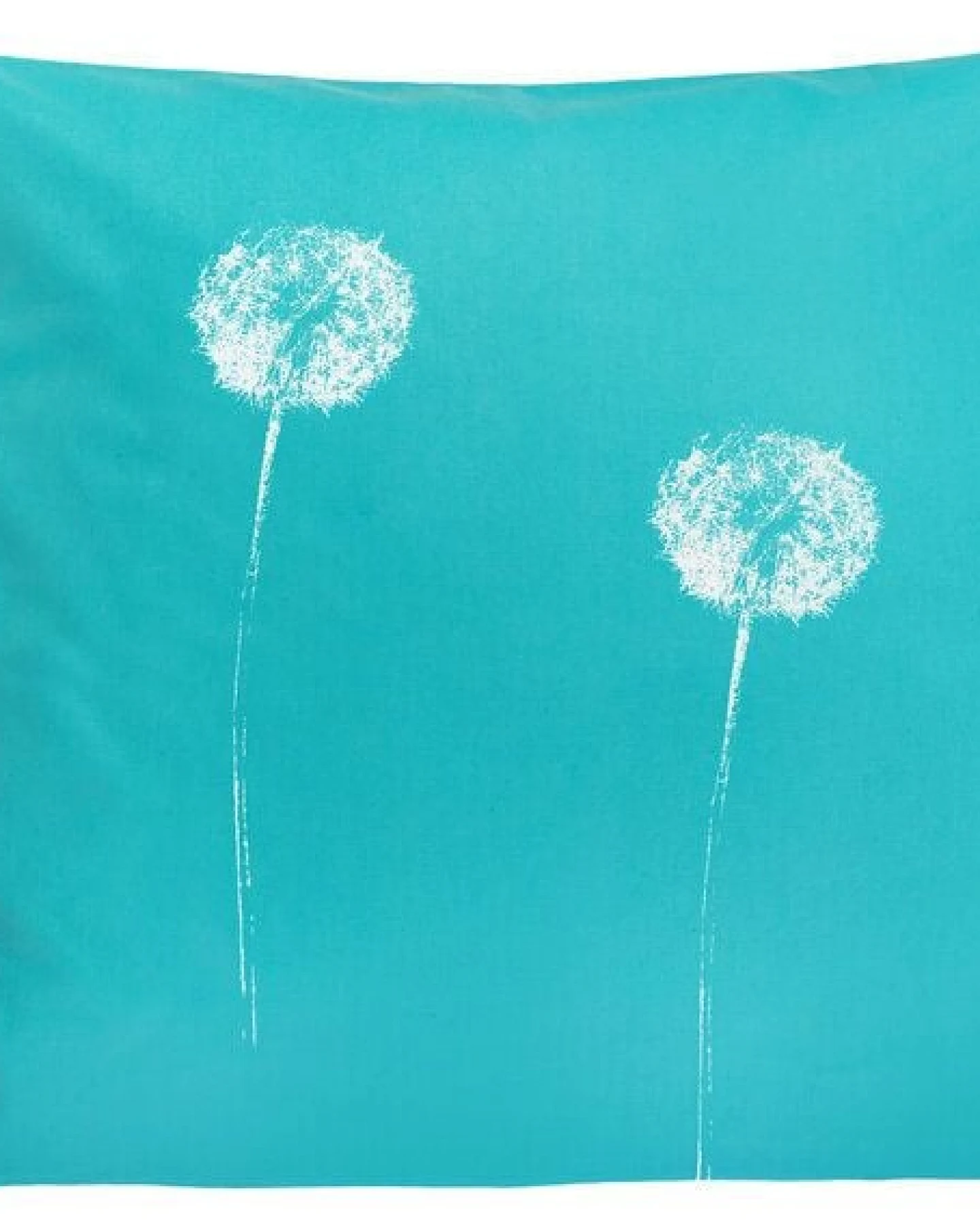 Hirschkind Bio-Kissenbezug 'Pusteblumen 40*40cm türkis – Ansicht 3