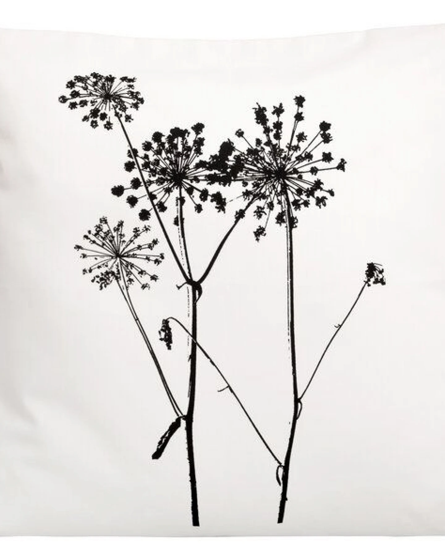 Hirschkind Bio-Kissenbezug 'Schierling' weiß 40x40cm – Ansicht 2