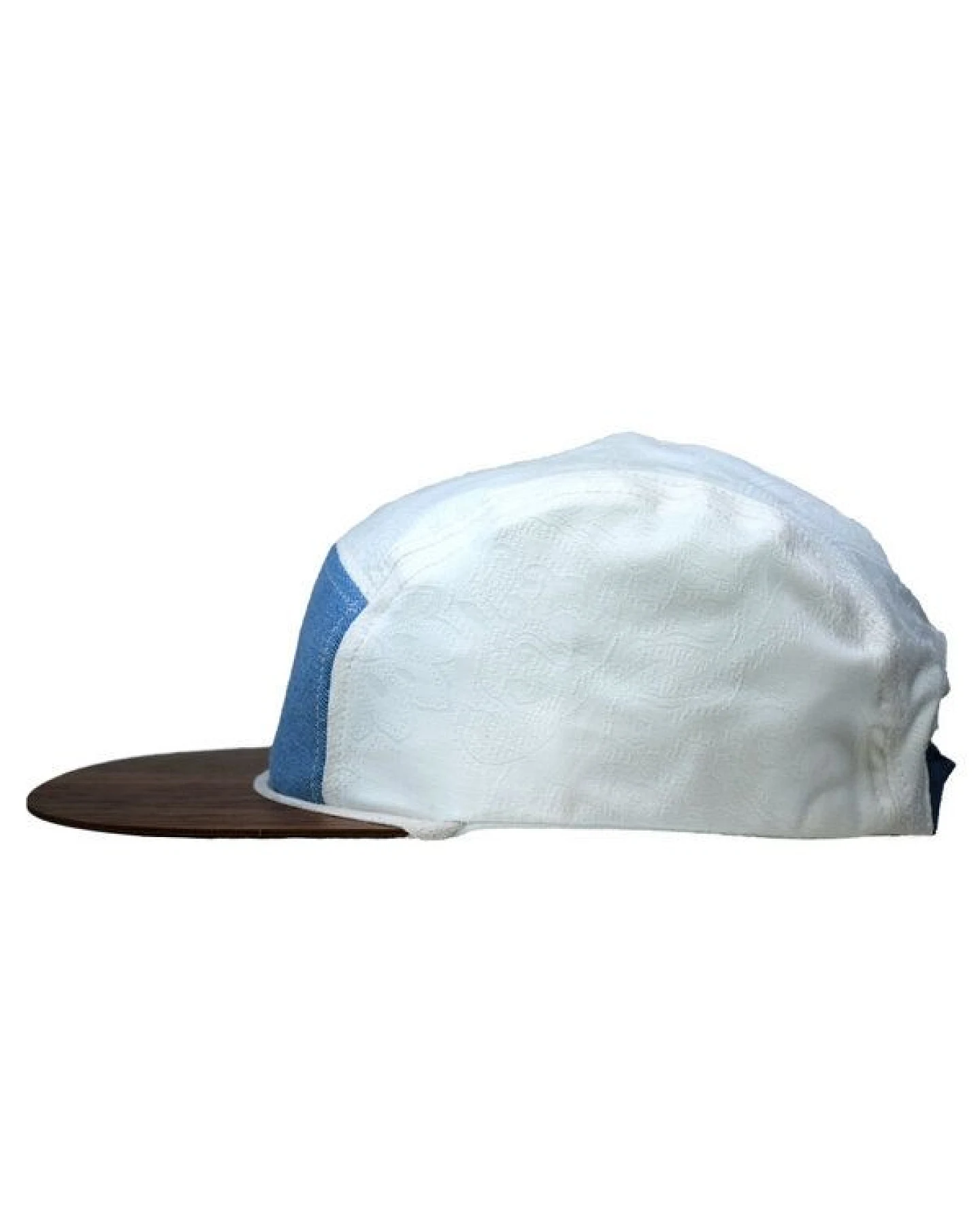Lou-i Jeans-Cap mit edlem Holzschild - Made in Germany - Denim Snapback – Ansicht 3