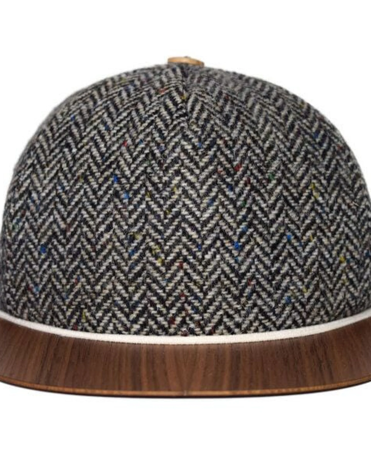 Lou-i Tweed Cap mit edlem Holzschild Made in Germany - Sehr bequeme Wintercap – Ansicht 3