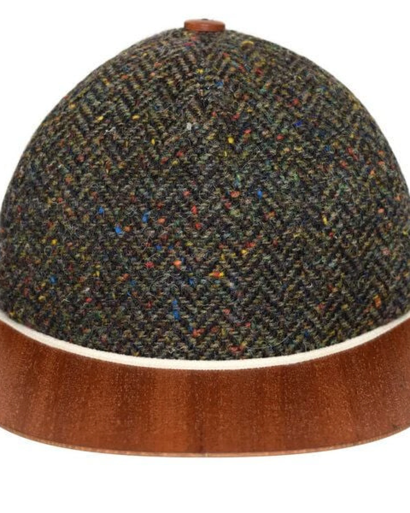 Lou-i Tweed Cap mit edlem Holzschild Made in Germany - Sehr bequeme Wintercap – Ansicht 3