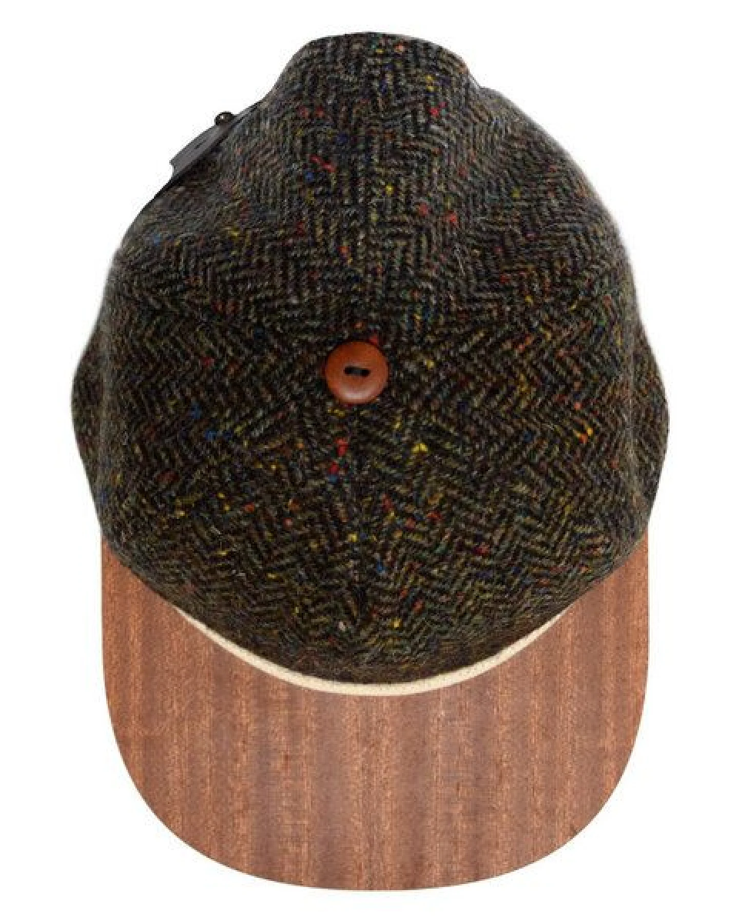 Lou-i Tweed Cap mit edlem Holzschild Made in Germany - Sehr bequeme Wintercap – Ansicht 4