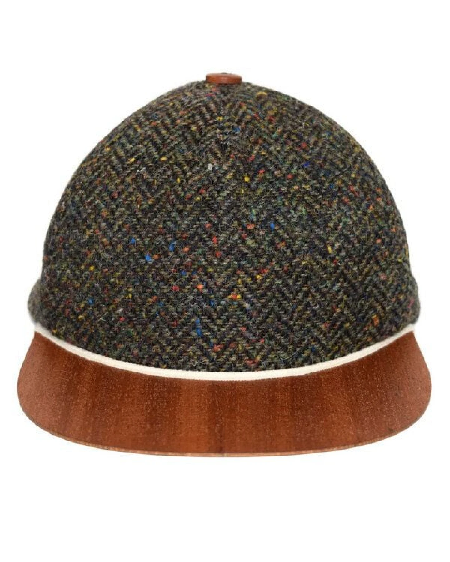 Lou-i Tweed Cap mit edlem Holzschild Made in Germany - Sehr bequeme Wintercap – Ansicht 3