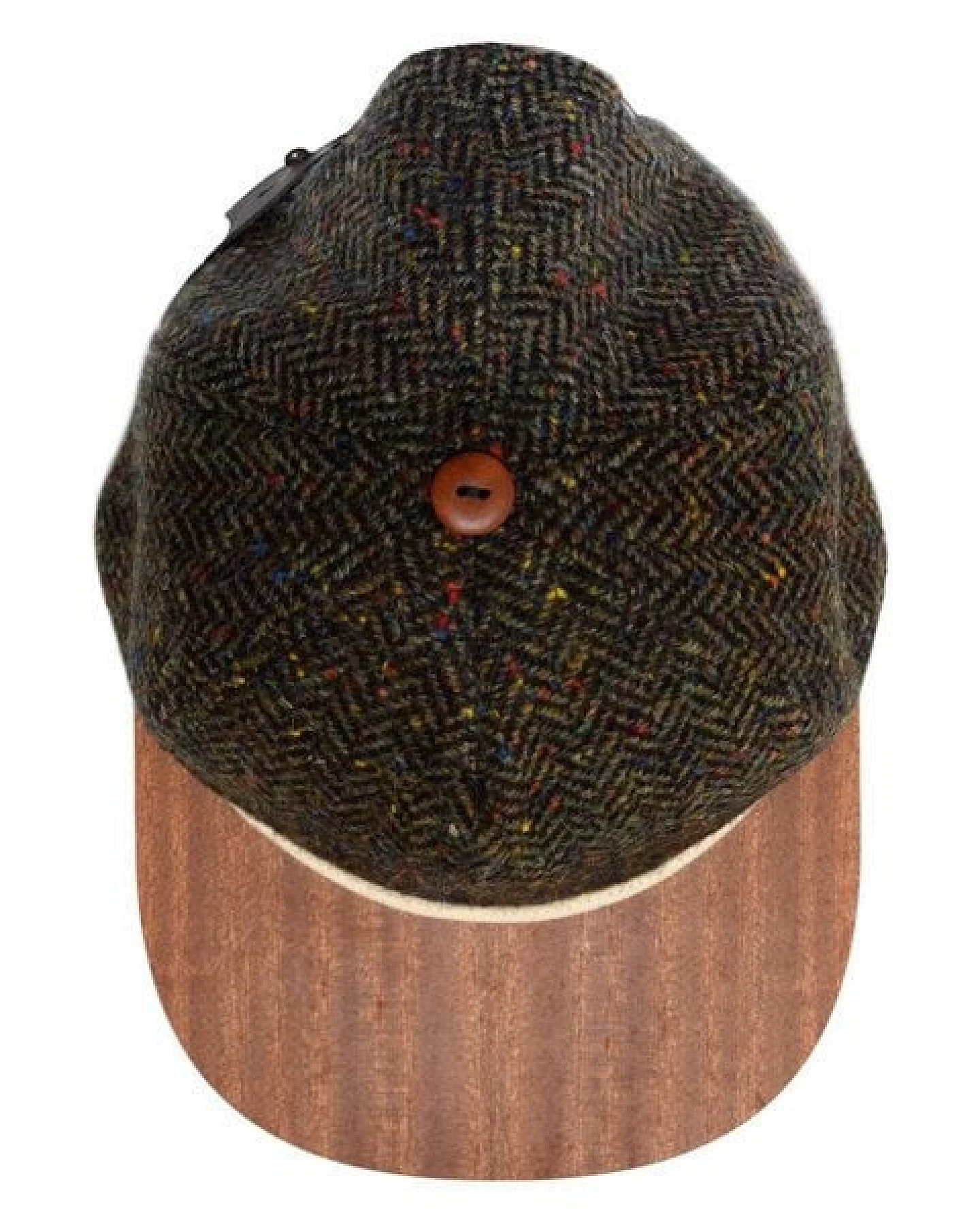 Lou-i Tweed Cap mit edlem Holzschild Made in Germany - Sehr bequeme Wintercap – Ansicht 4