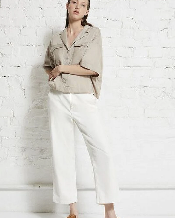 Wunderwerk Damen Bluse aus Tencel "Utility revers blouse TENCEL"