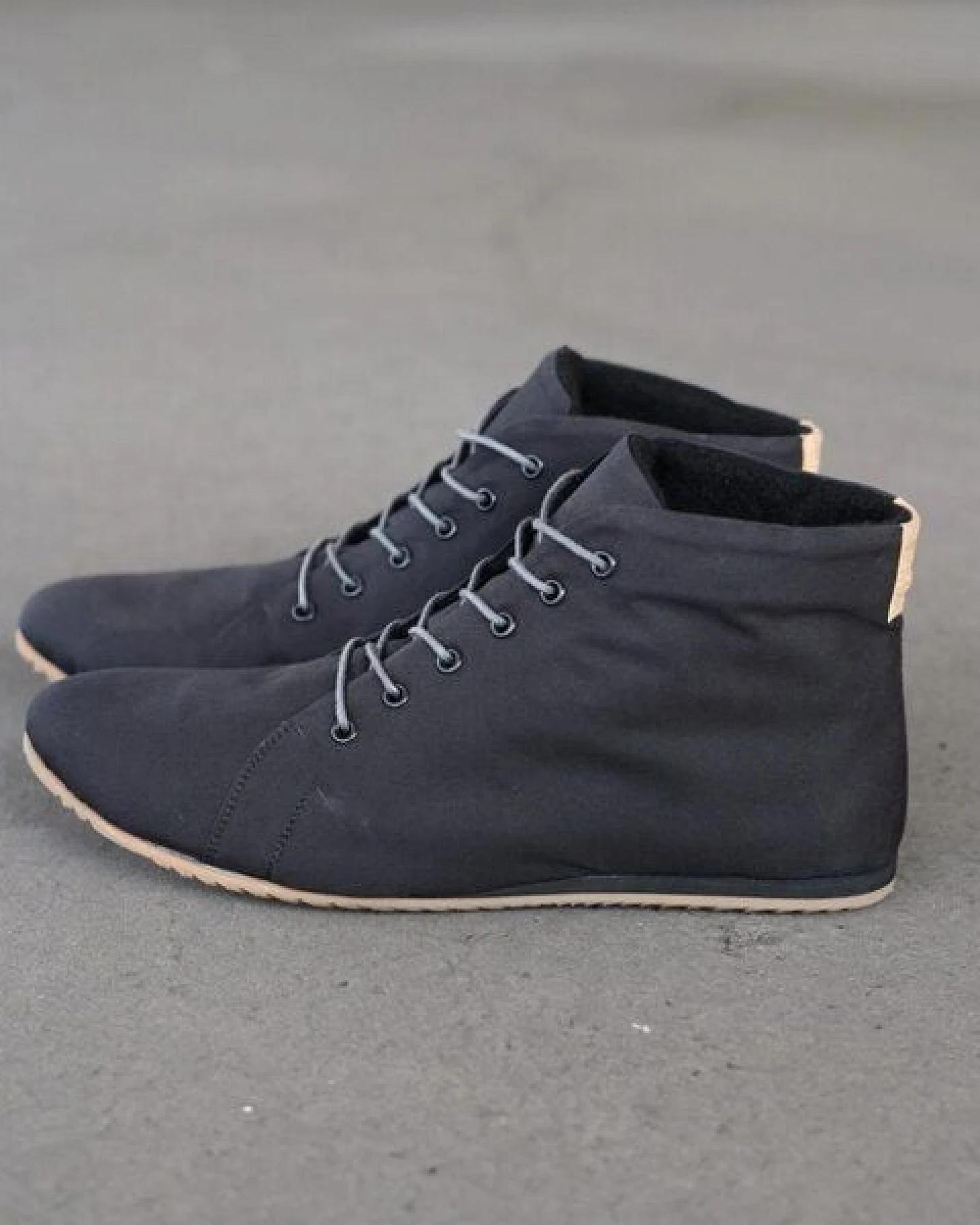 SORBAS '66 veganer Sneaker aus Bio-Baumwolle Schwarz – Ansicht 3