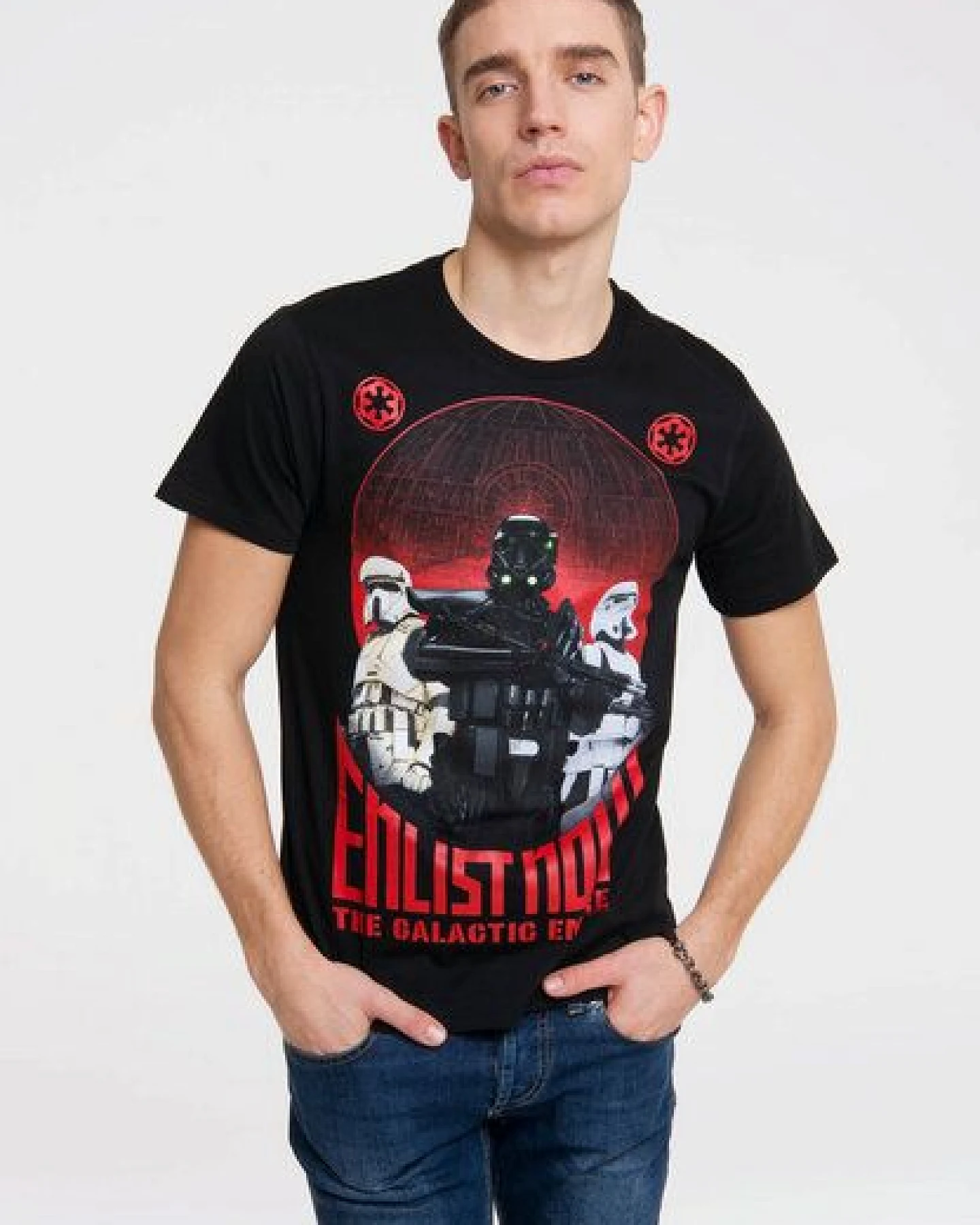 LOGOSH!RT LOGOSHIRT - Star Wars - Dart Vader - Enlist Now - Organic T-Shirt – Ansicht 3