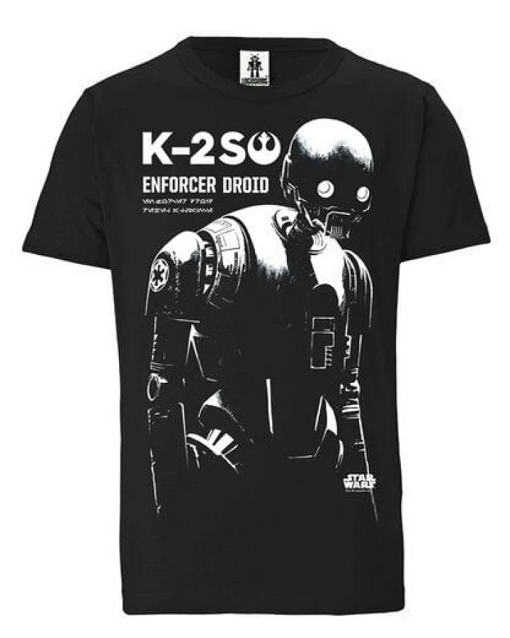 LOGOSH!RT LOGOSHIRT - Star Wars - Rogue One - K-2SO - Organic T-Shirt