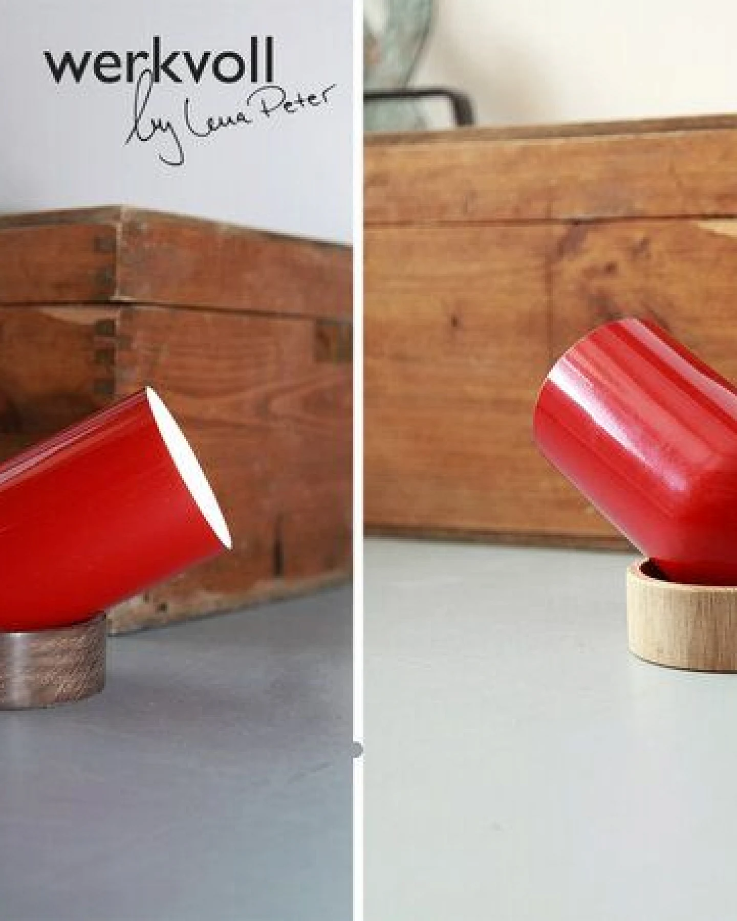 werkvoll by Lena Peter Upcycling Bodenleuchte FIRELIGHT - recycelte Feuerlöscher – Ansicht 4