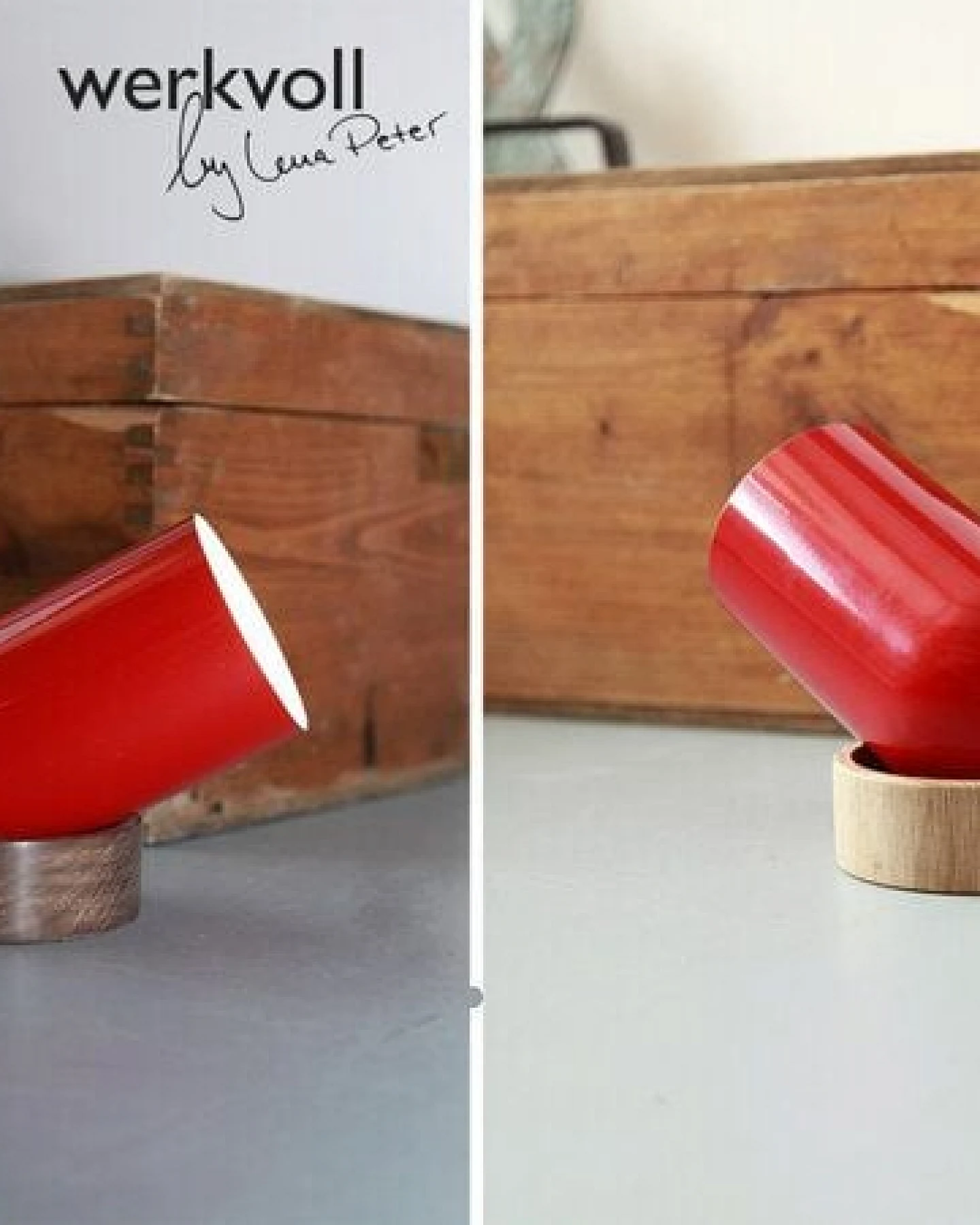 werkvoll by Lena Peter Upcycling Bodenleuchte FIRELIGHT - recycelte Feuerlöscher – Ansicht 4