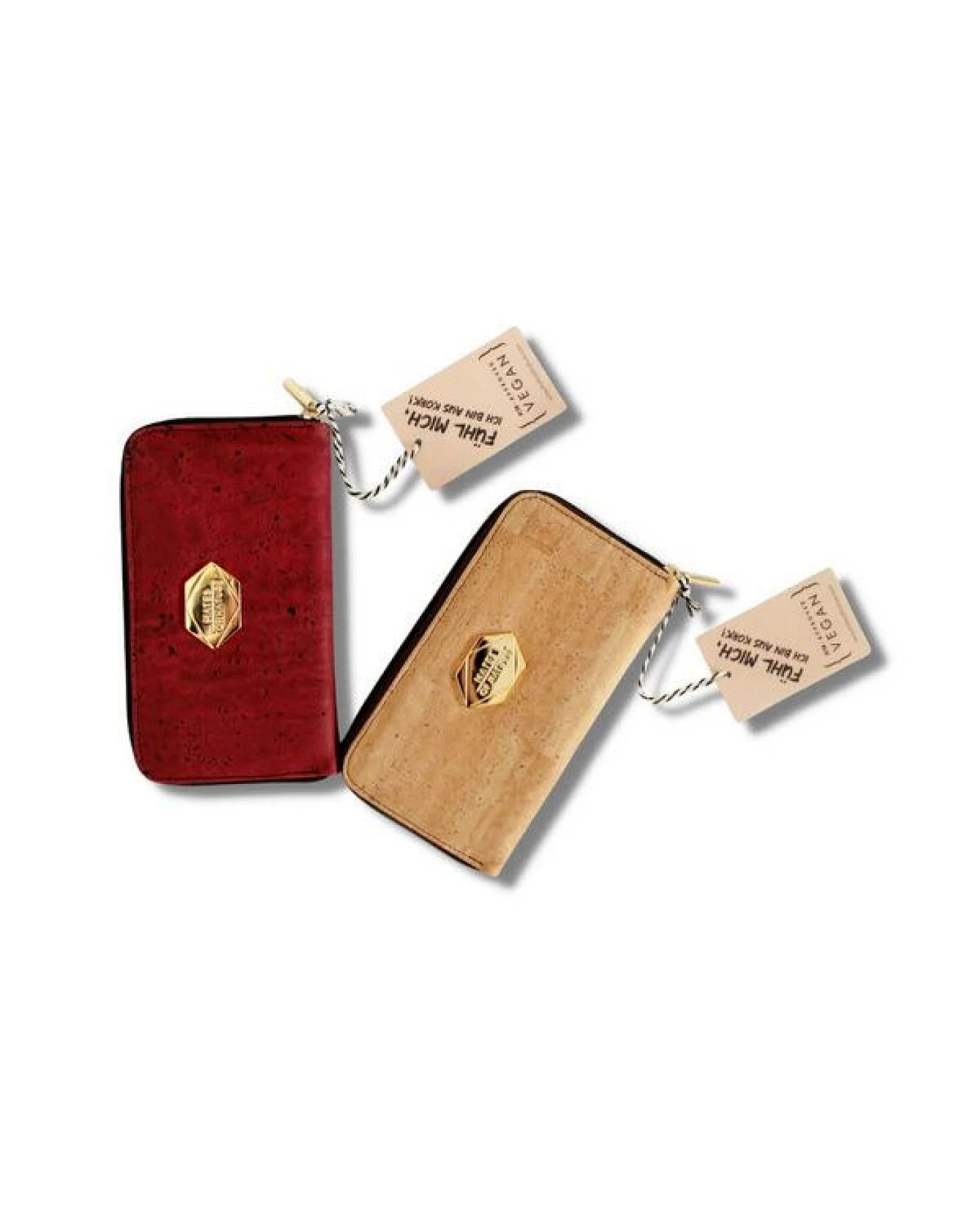 MATES OF NATURE Portemonnaie aus Kork (in Rot oder Naturkork) – Ansicht 2