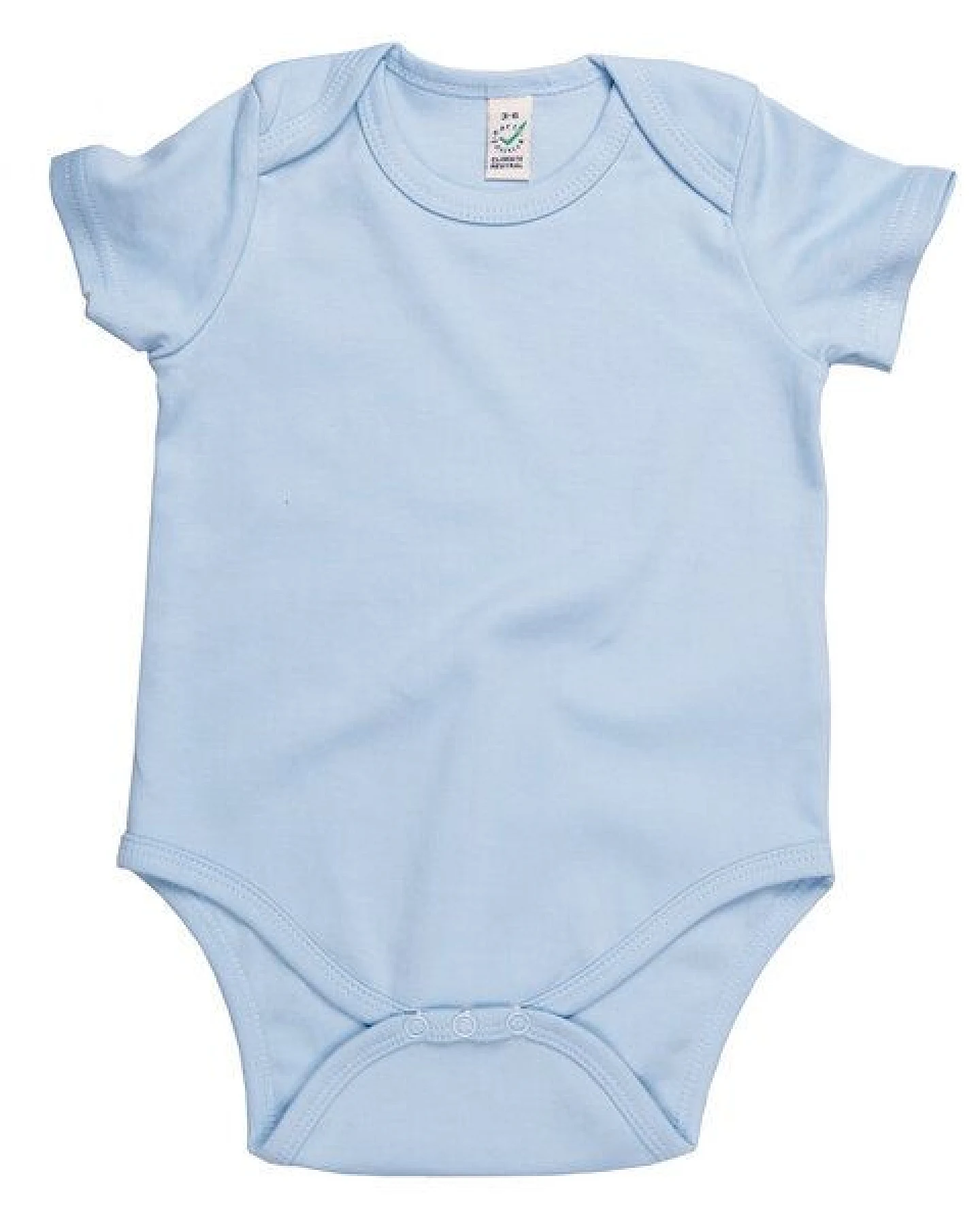 HANDGEDRUCKT "Klammerkatze" Baby Body – Ansicht 2