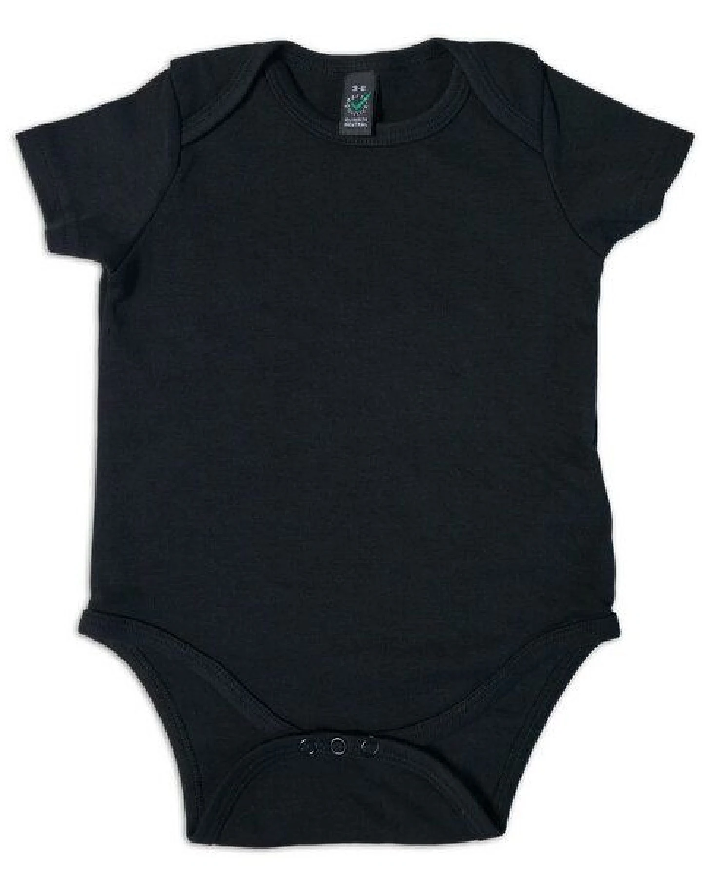 HANDGEDRUCKT "Klammerkatze" Baby Body – Ansicht 2