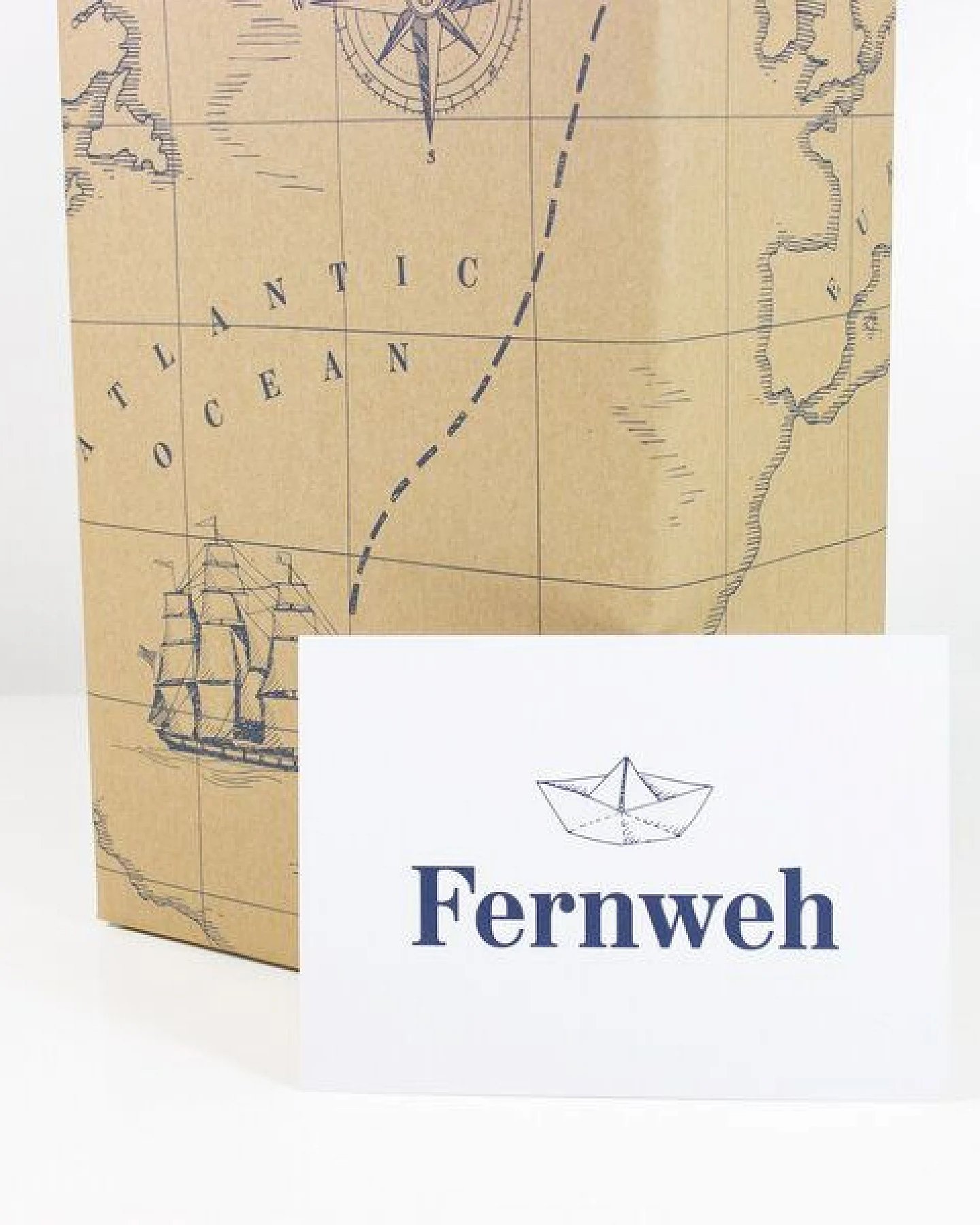 Bow & Hummingbird Postkarte Fernweh – Ansicht 2