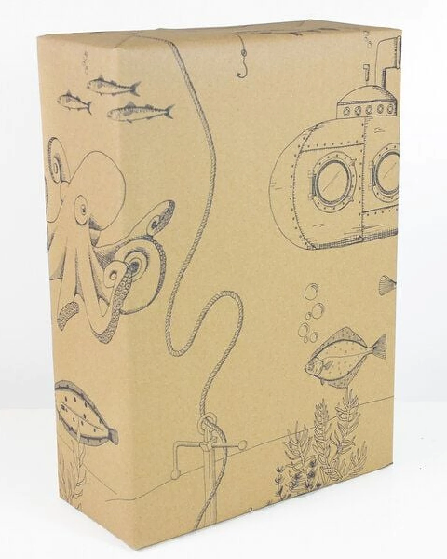 Bow & Hummingbird Geschenkpapier/Poster Unterwasserwelt – Ansicht 2