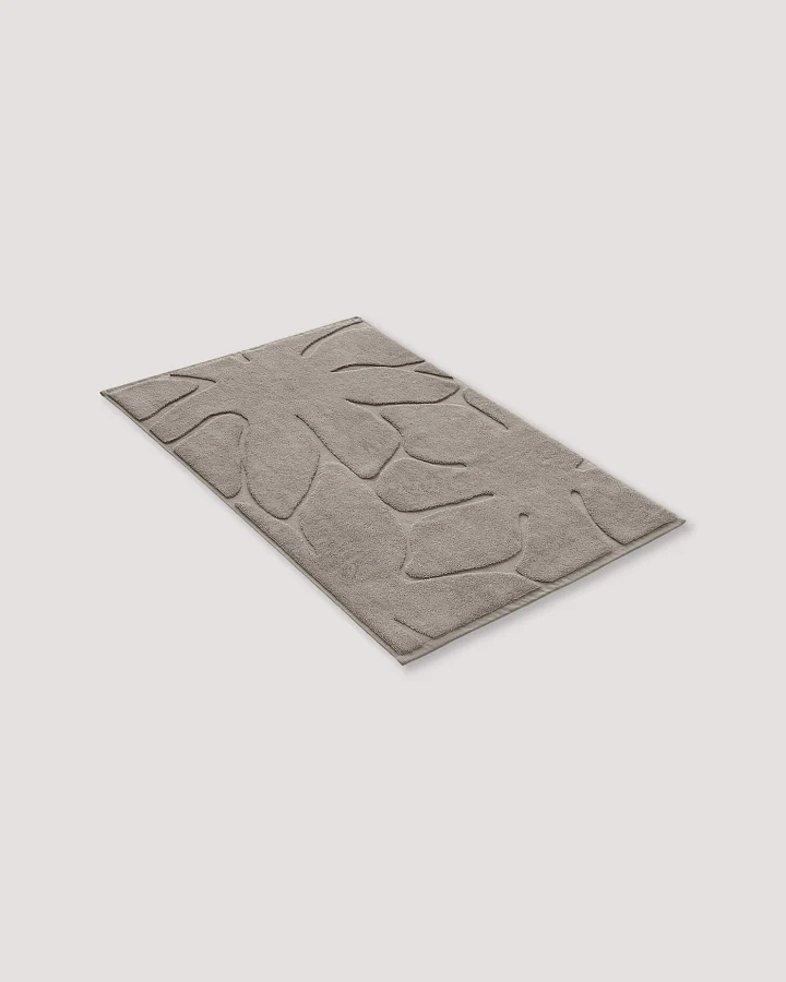 hessnatur Badematte SELVA aus Bio-Baumwolle - beige - Größe 50x80 cm