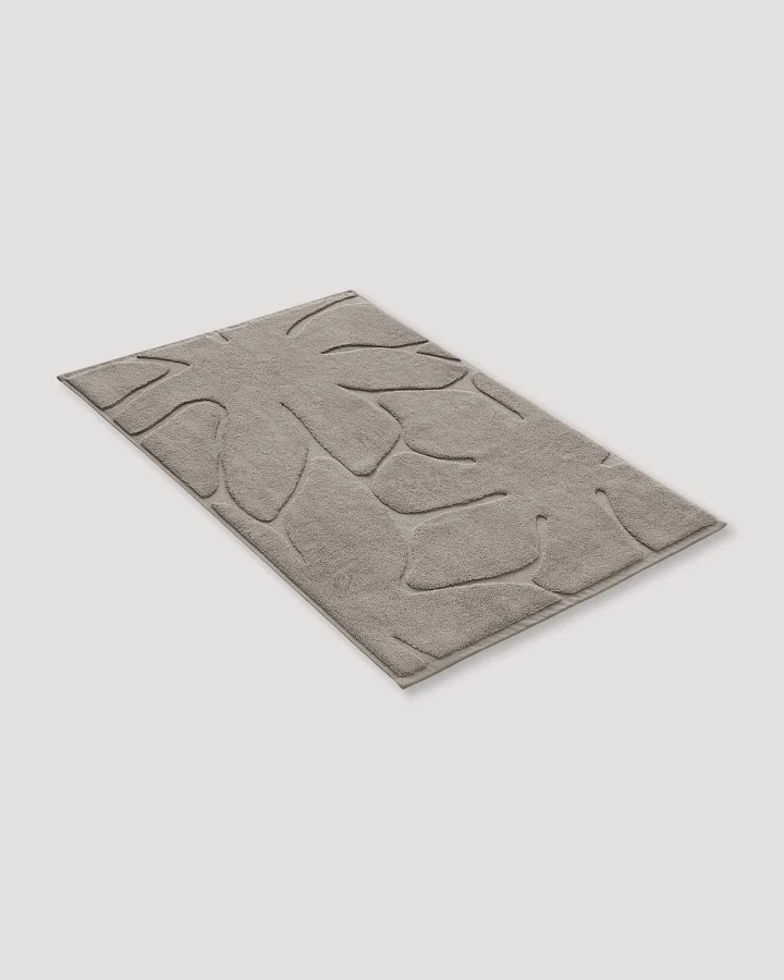 hessnatur Badematte SELVA aus Bio-Baumwolle - beige - Größe 50x80 cm