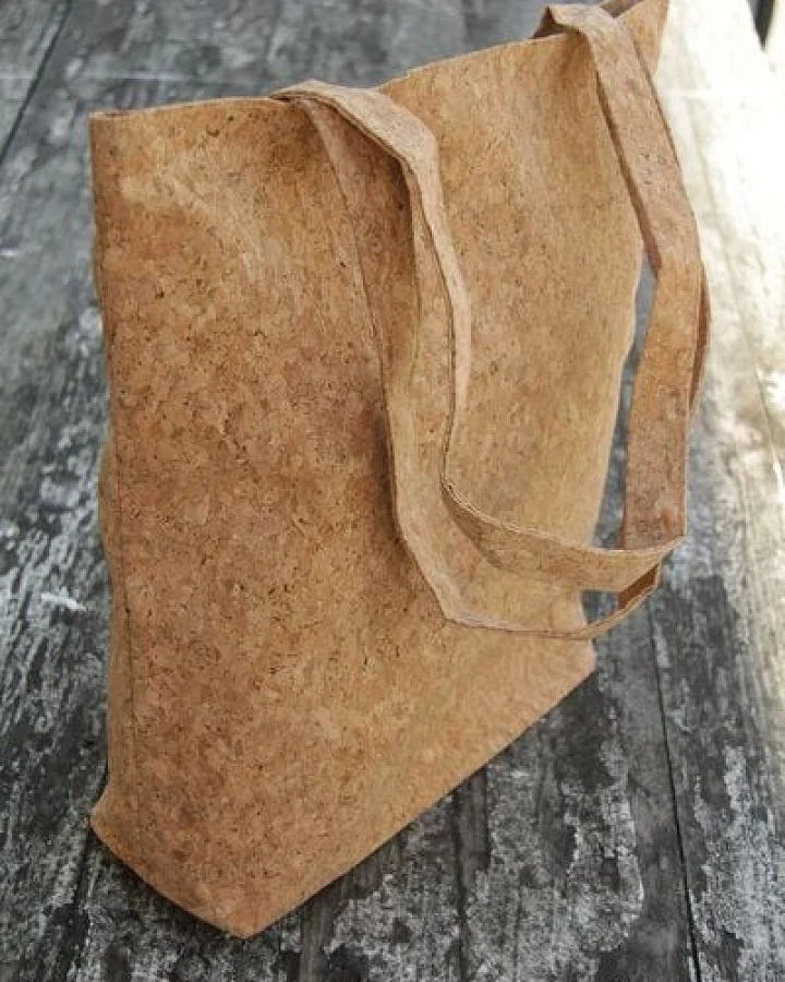 BY COPALA Tote Bag - Vegan, Einkaufstasche aus recyceltem Kork. Cork Bag