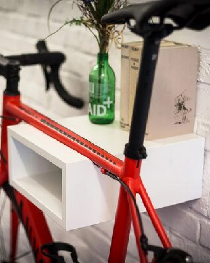 Bicycledudes Fahrrad Wandhalterung "OSKAR" aus nachhaltigem Holz
