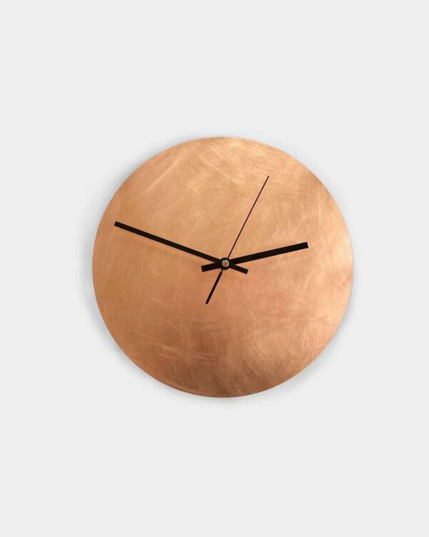 Calvill Lautlose Wanduhr aus reinem Kupfer – Ansicht 2