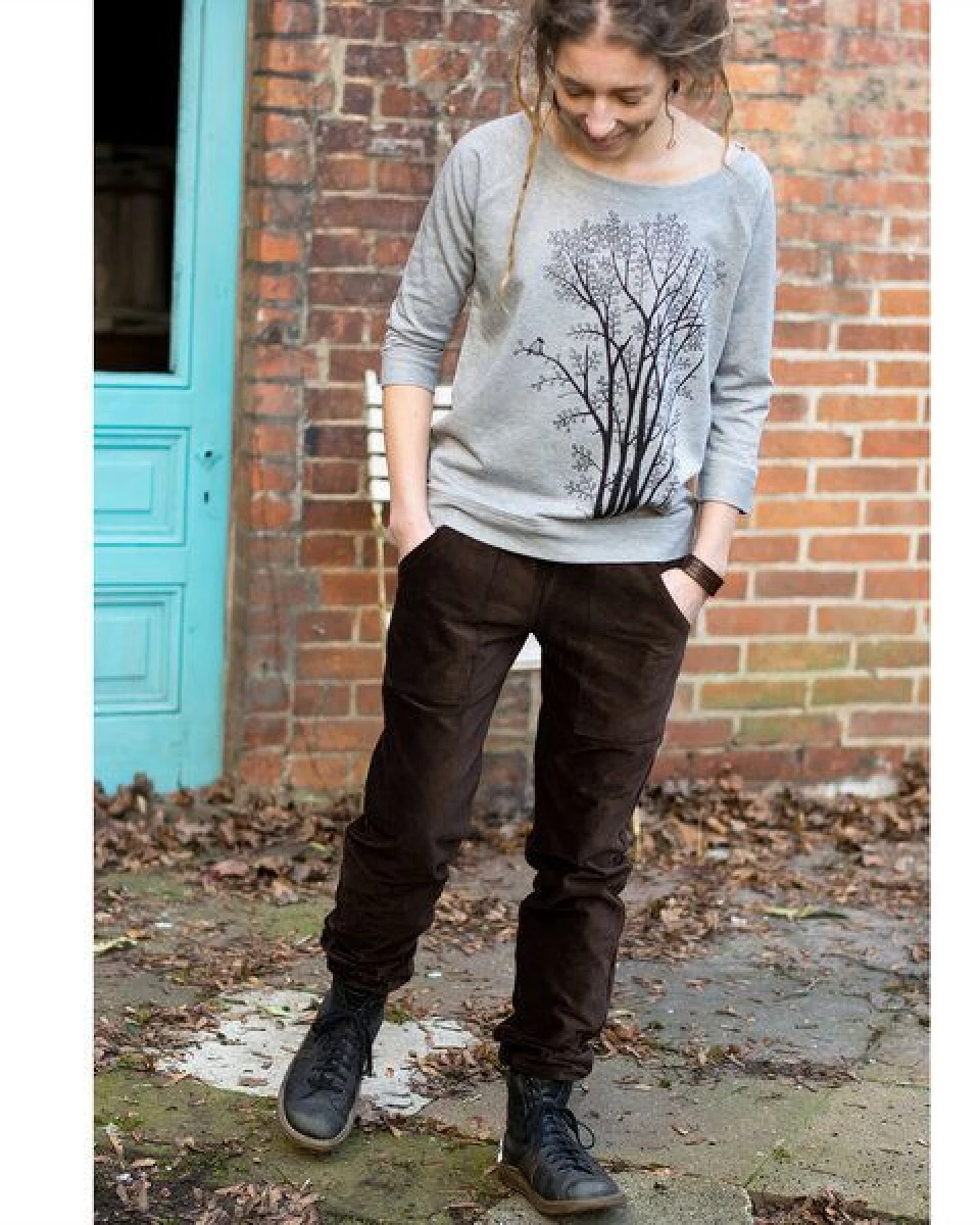 Cmig leichter Pulli "Erle mit Elster" – Ansicht 2