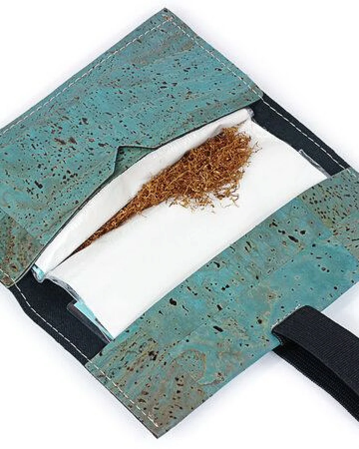 Simaru Tabaktasche / Drehertasche / Drehtabak Tasche aus Kork