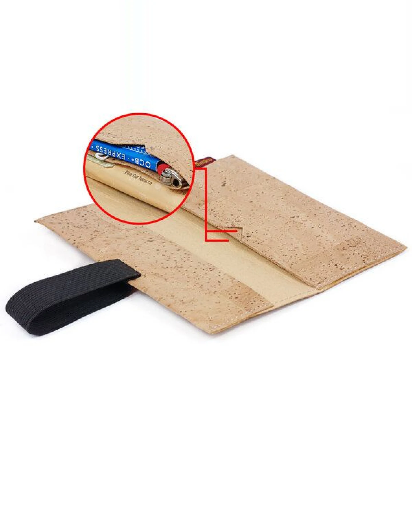 Simaru Tabaktasche / Drehertasche / Drehtabak Tasche aus Kork – Ansicht 3