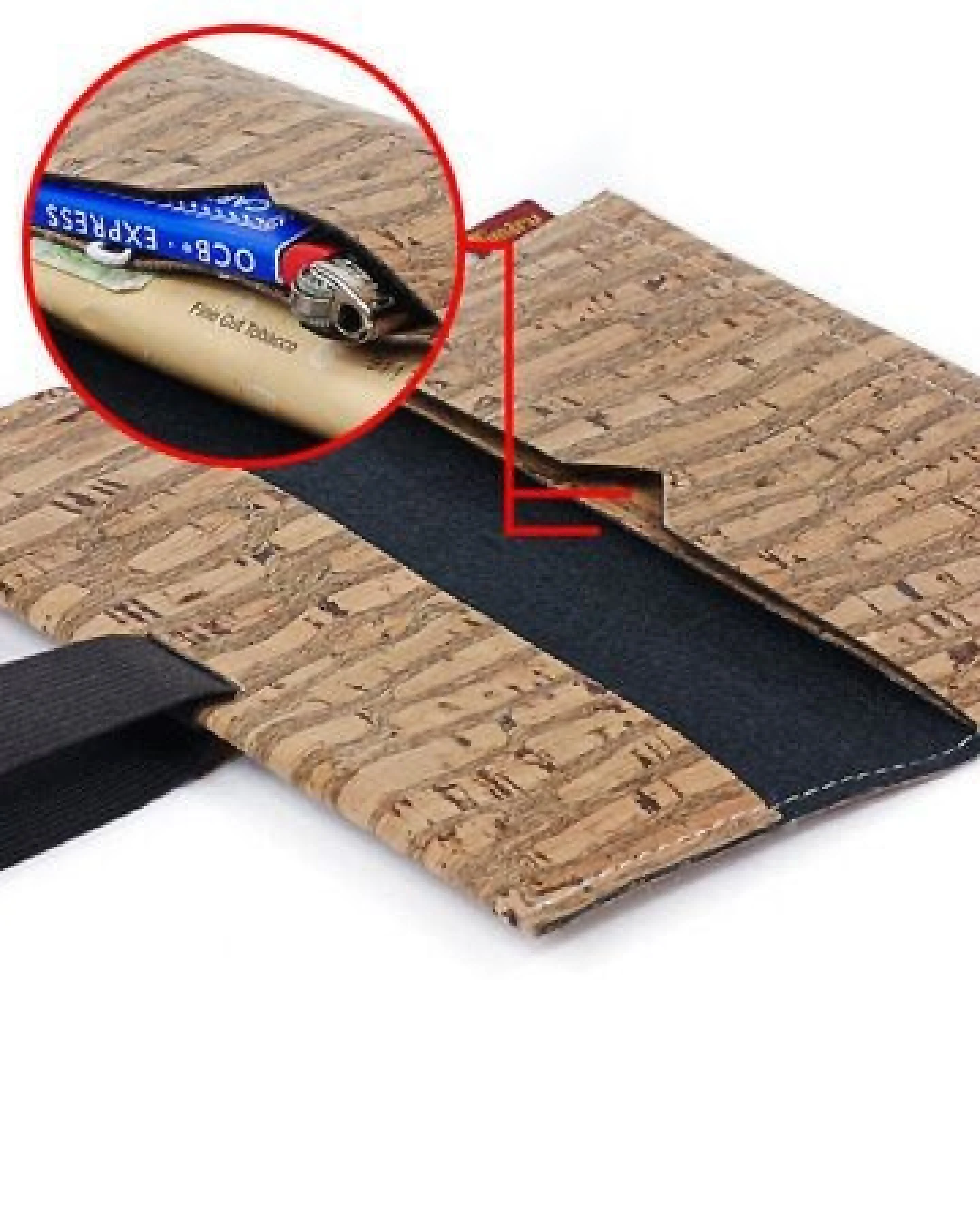 Simaru Tabaktasche / Drehertasche / Drehtabak Tasche aus Kork – Ansicht 3