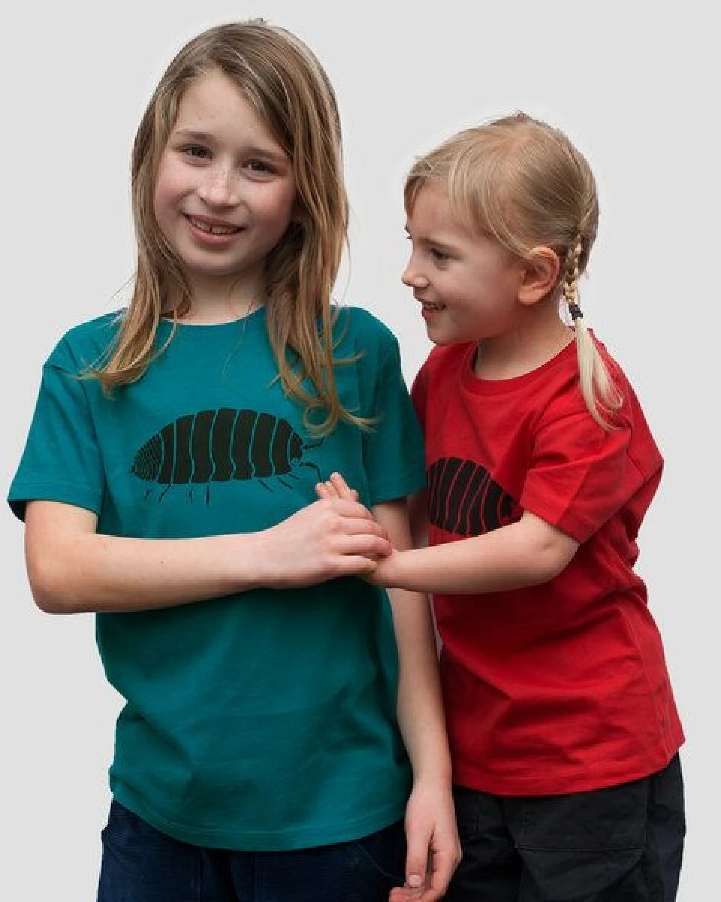 Cmig Kinder T-Shirt Greta Assel in ocean depth – Ansicht 3