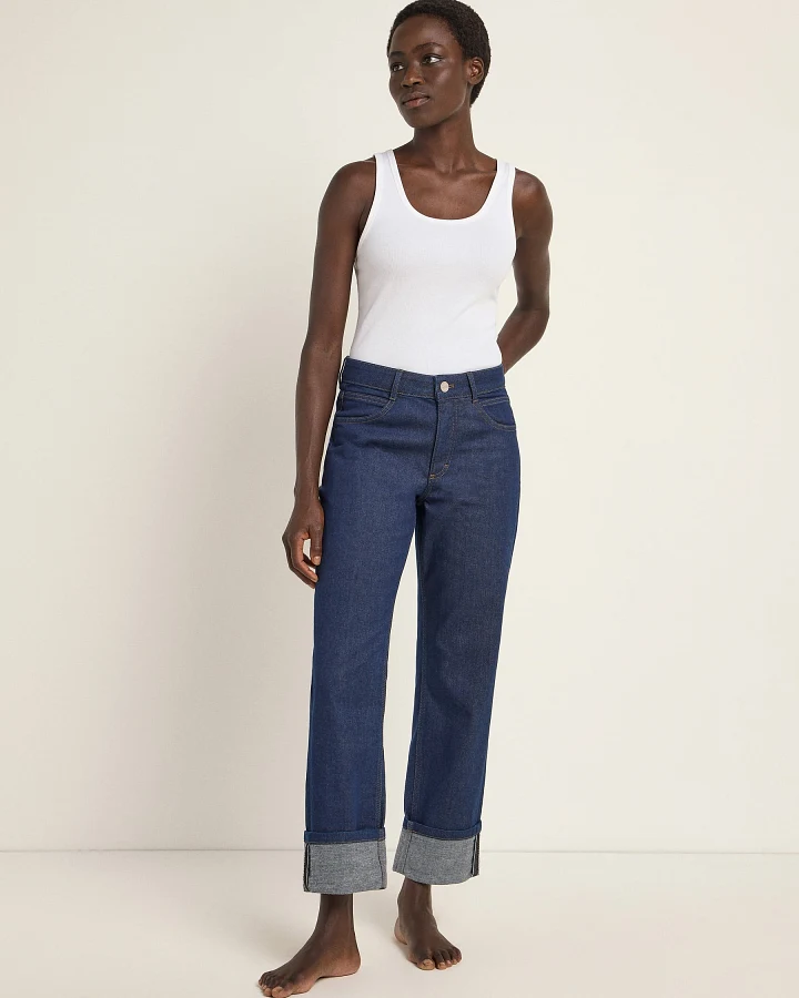 Jeans mit Aufschlag (GOTS)