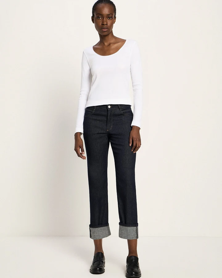 Jeans mit Aufschlag (GOTS)
