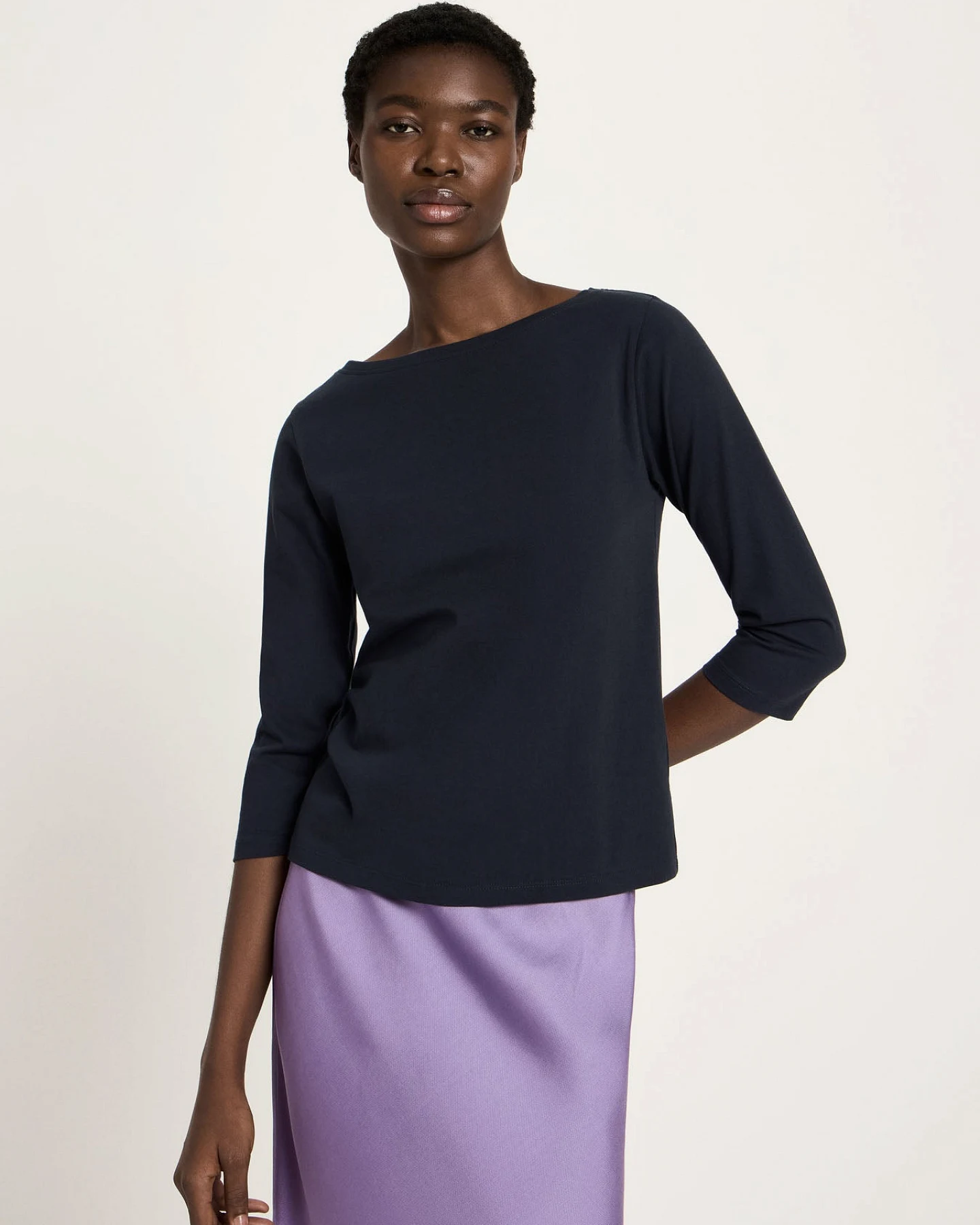 U-Boot Shirt mit 3/4 Arm (GOTS) – Ansicht 3
