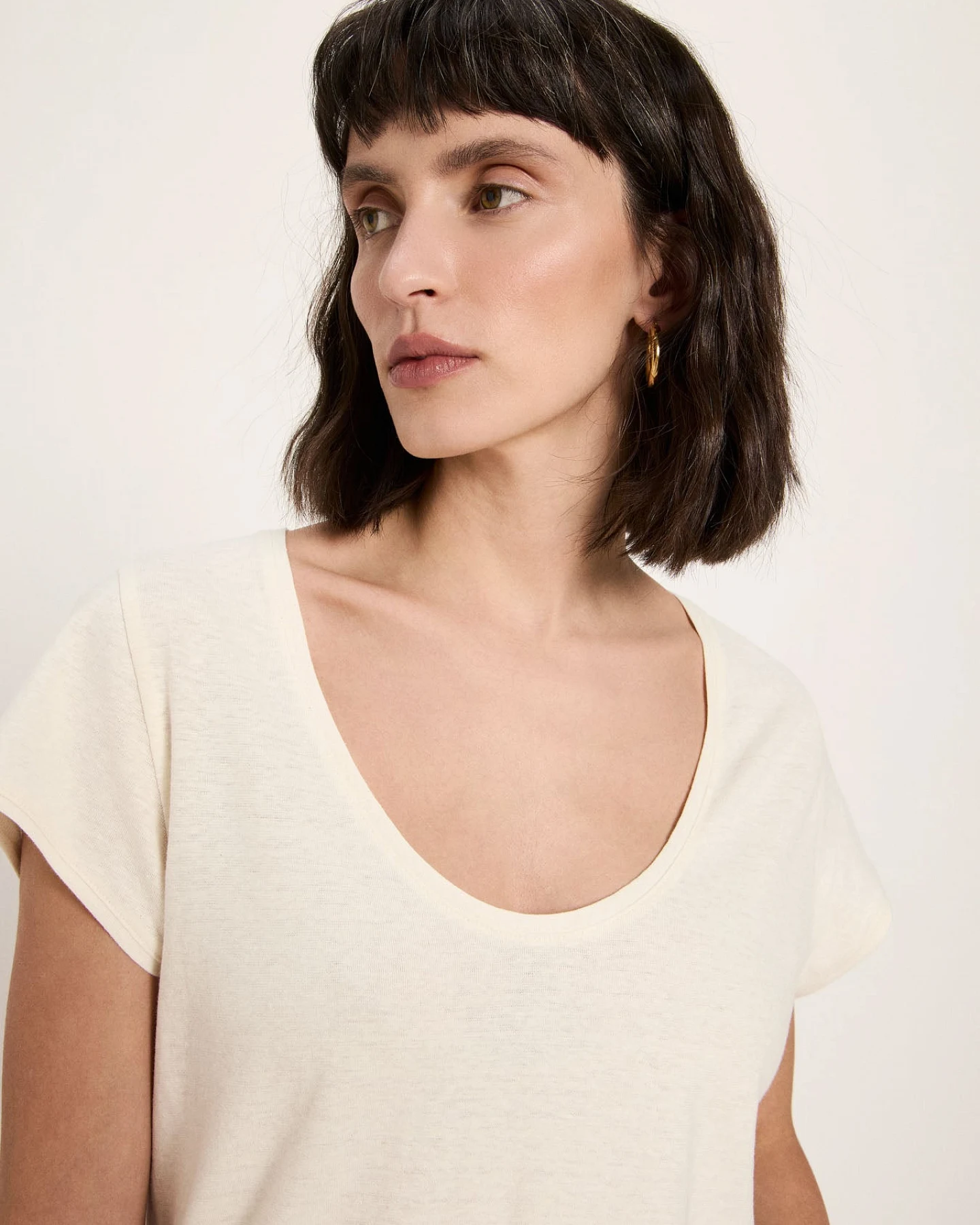 Shirt mit tiefem Ausschnit (OCS) – Ansicht 3