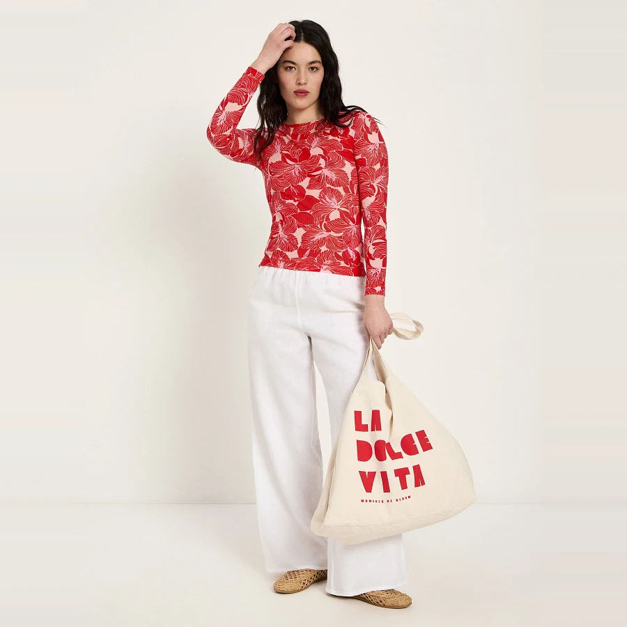 Print Bloom Red