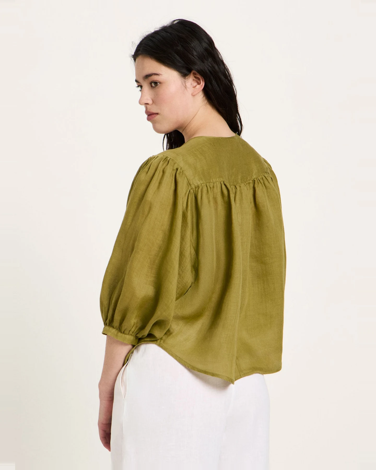 Bluse mit Kräuseln – Ansicht 5