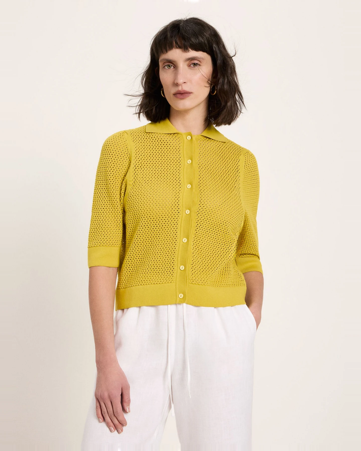 Strickjacke kurzarm (GOTS) – Ansicht 3