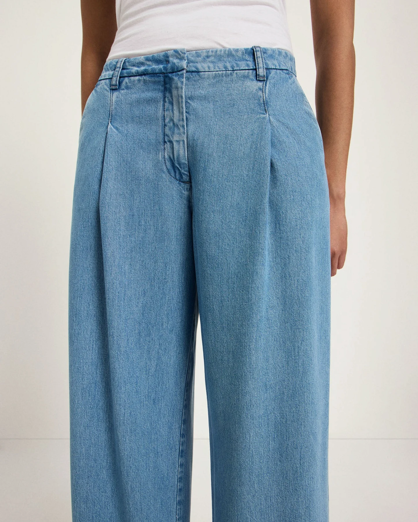Jeans mit Bundfalte – Ansicht 4