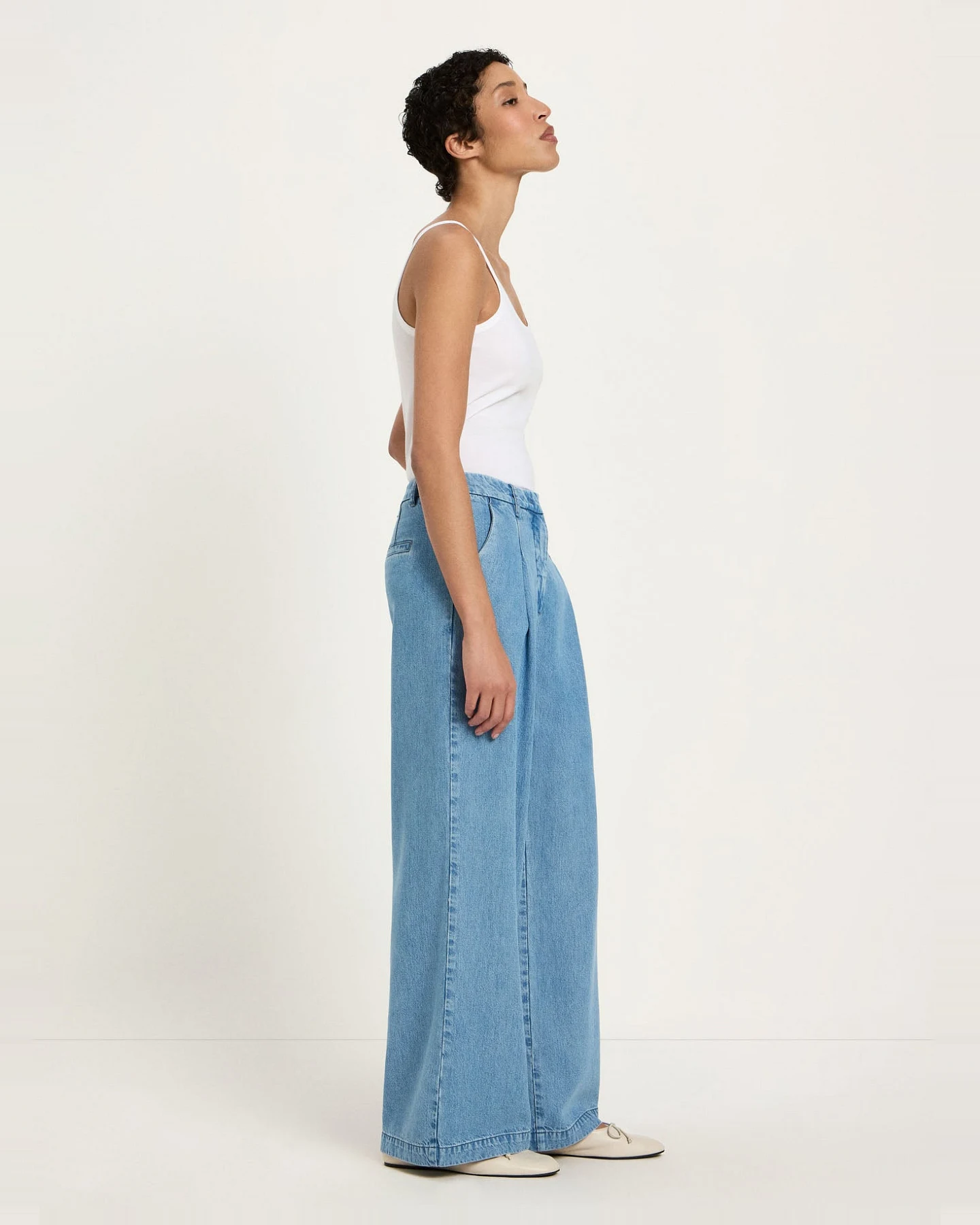 Jeans mit Bundfalte – Ansicht 3