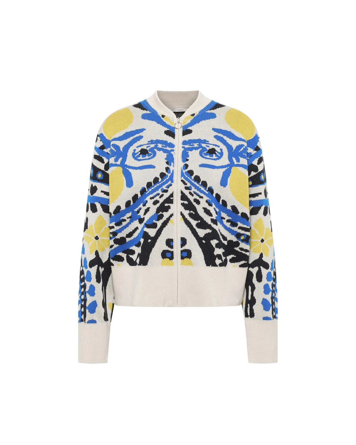 Jacquard Strickjacke (GOTS) – Ansicht 5