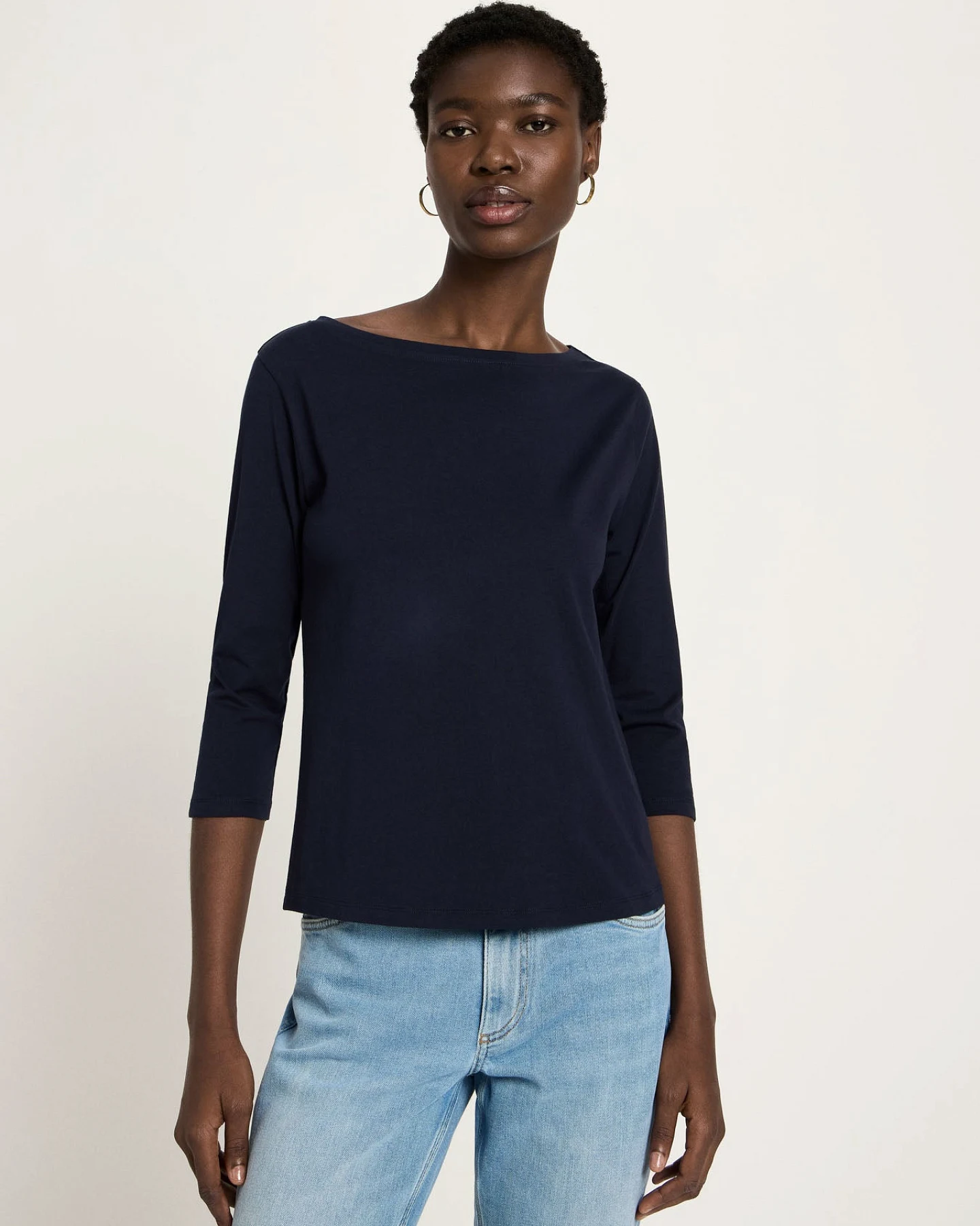 U-Boot Shirt mit 3/4 Arm (GOTS) – Ansicht 2