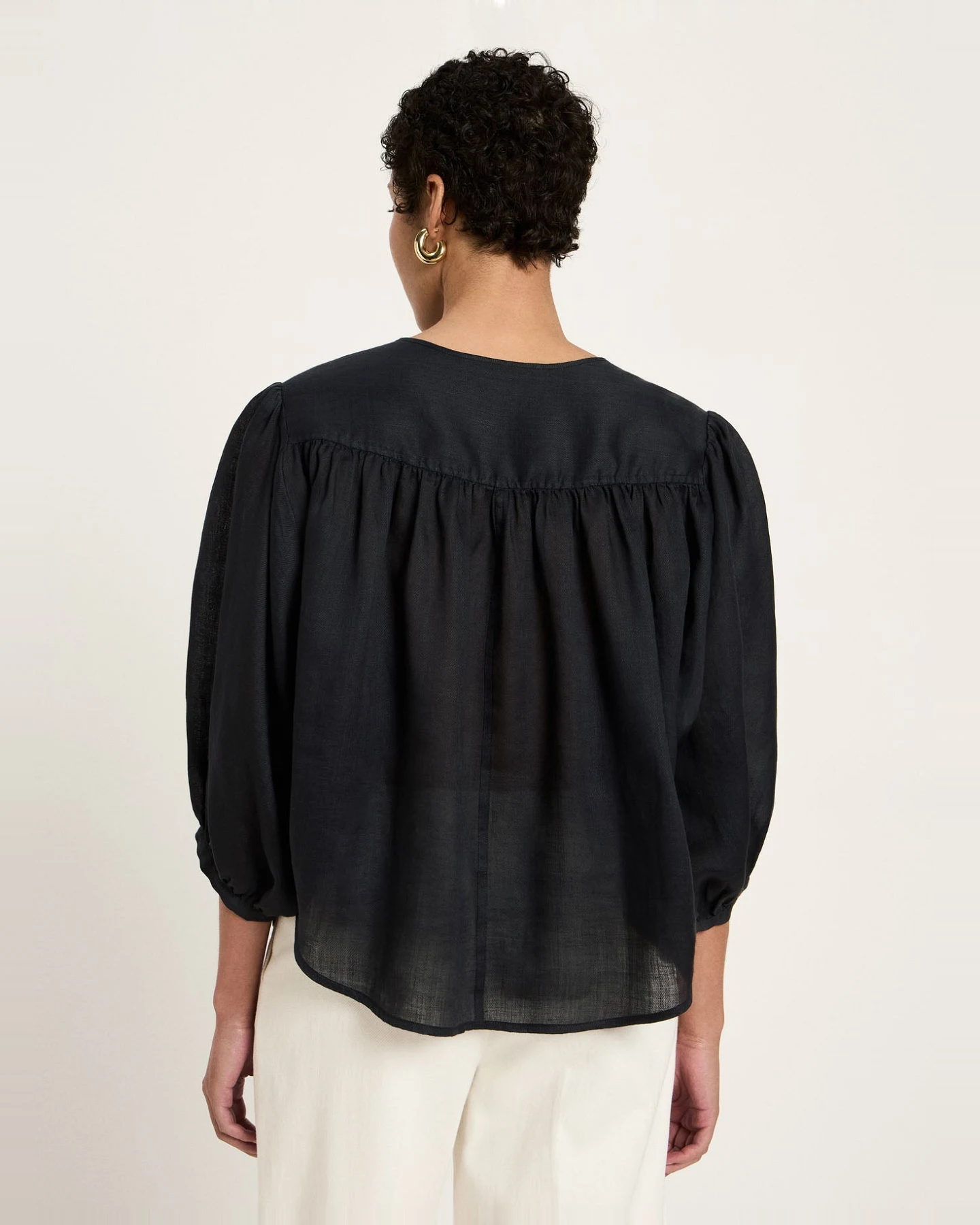 Bluse mit Kräuseln – Ansicht 5