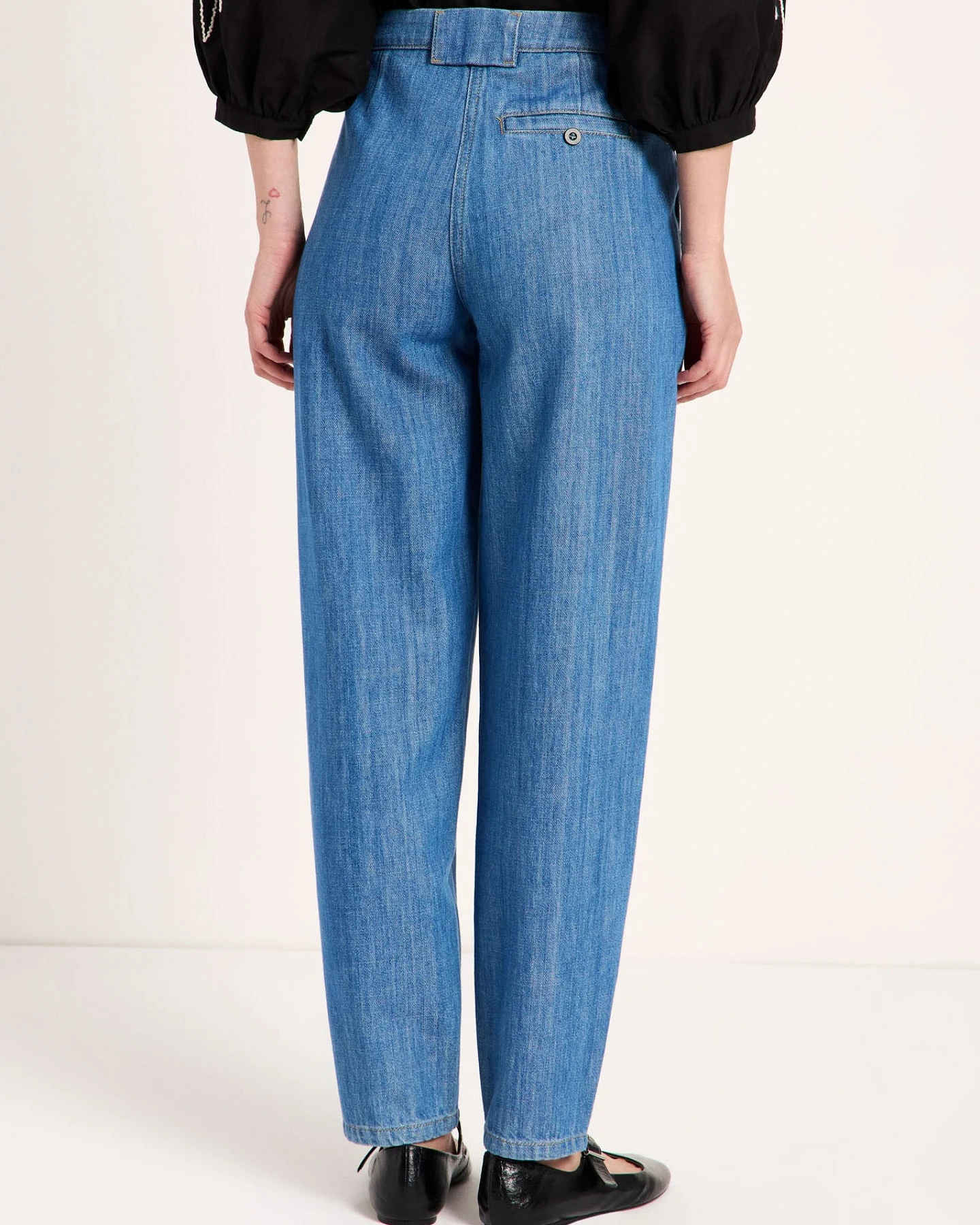 Jeans mit Bundfalte (GOTS) – Ansicht 4