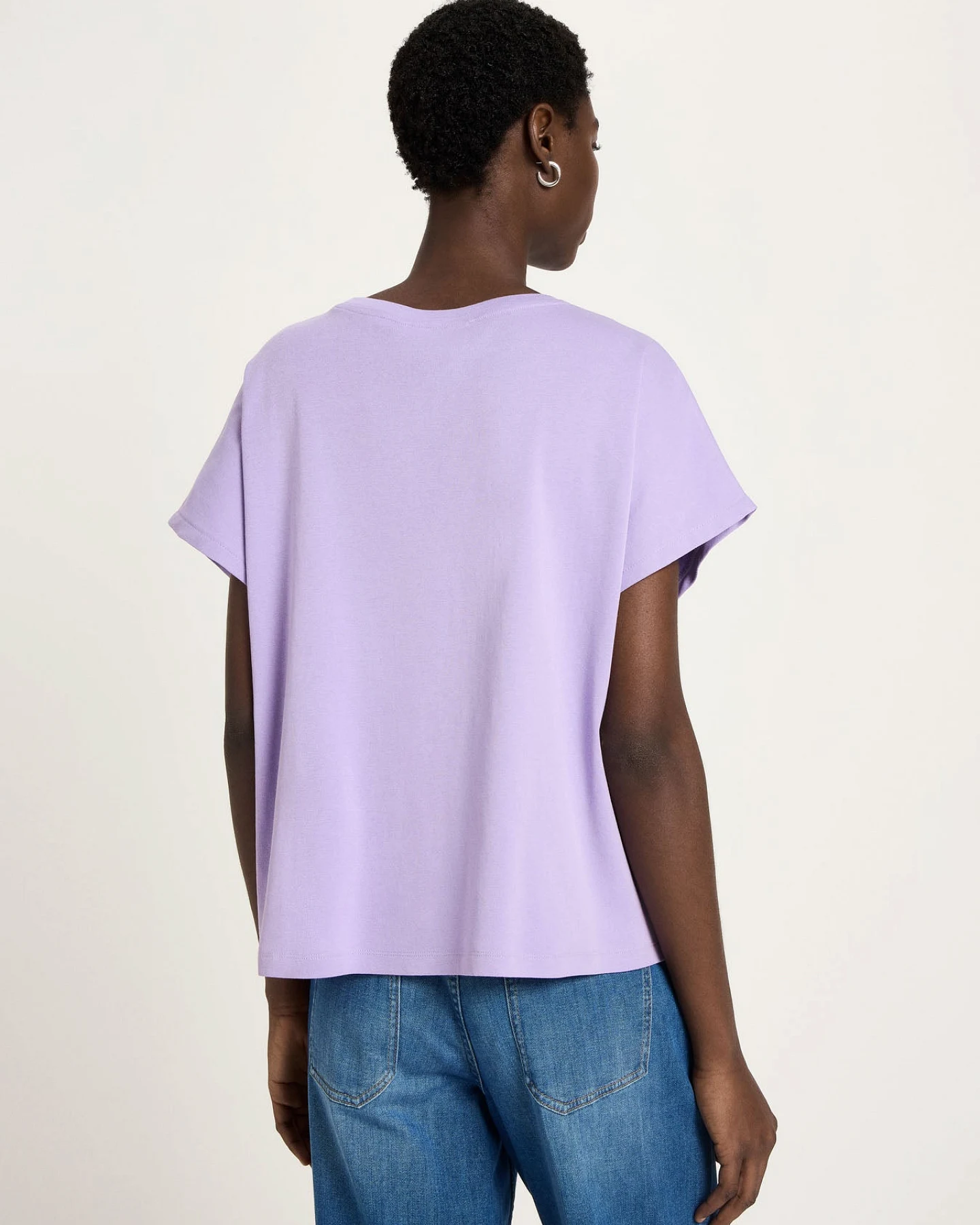 Shirt mit überschnittener Schulter (GOTS) – Ansicht 4