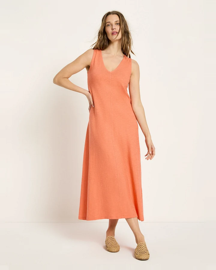 Maxikleid Ärmellos (GOTS)